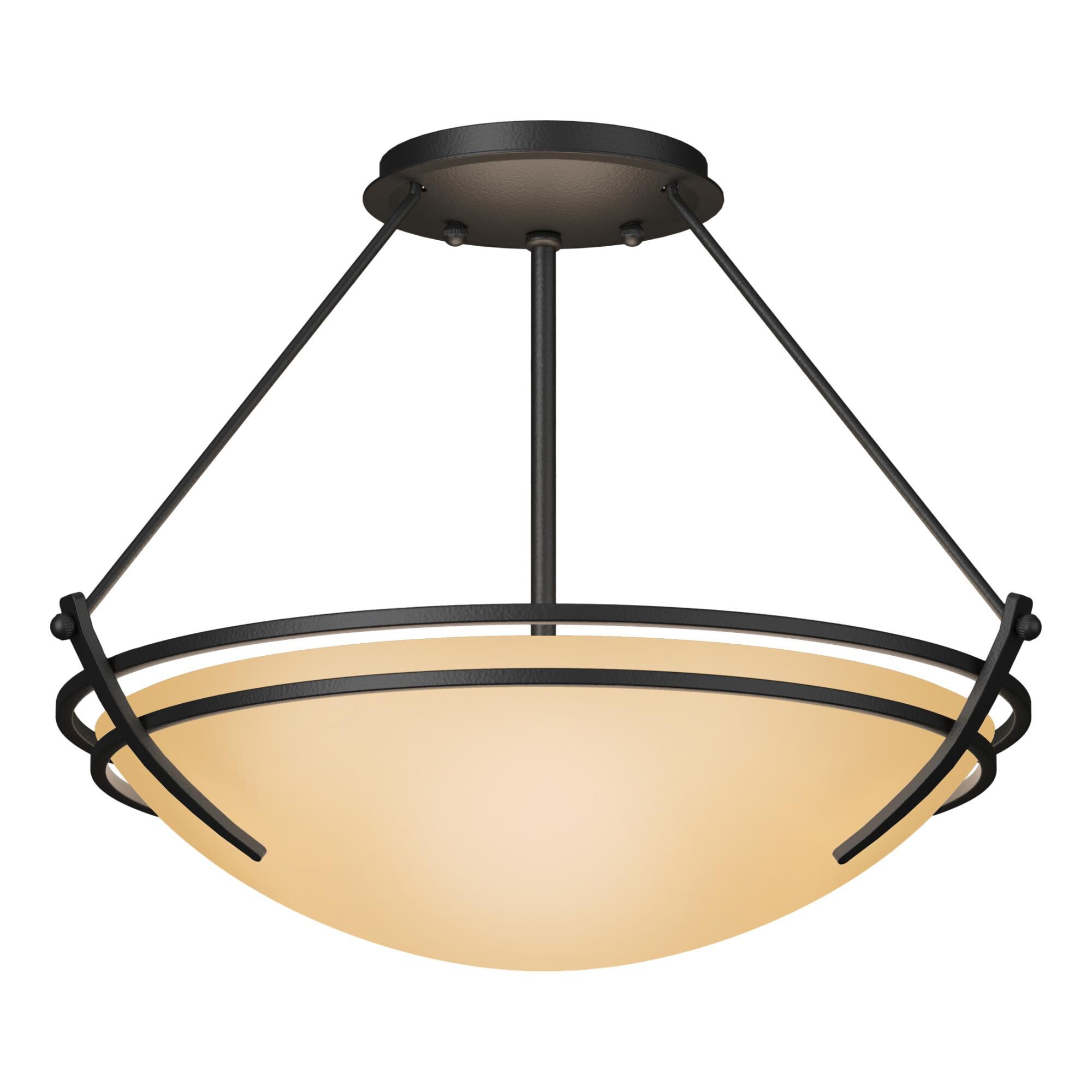 Presidio Tryne 16 Inch 2 Light Semi Flush Mount by Hubbardton Forge