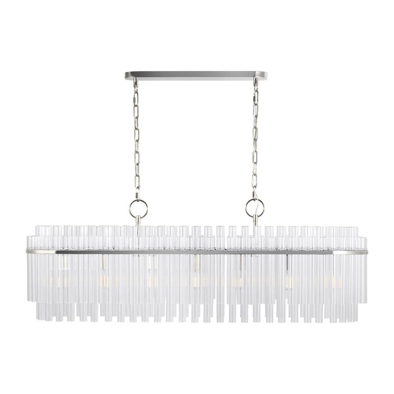 Chapman & Myers Beckett Medium Linear Chandelier by Visual Comfort Studio