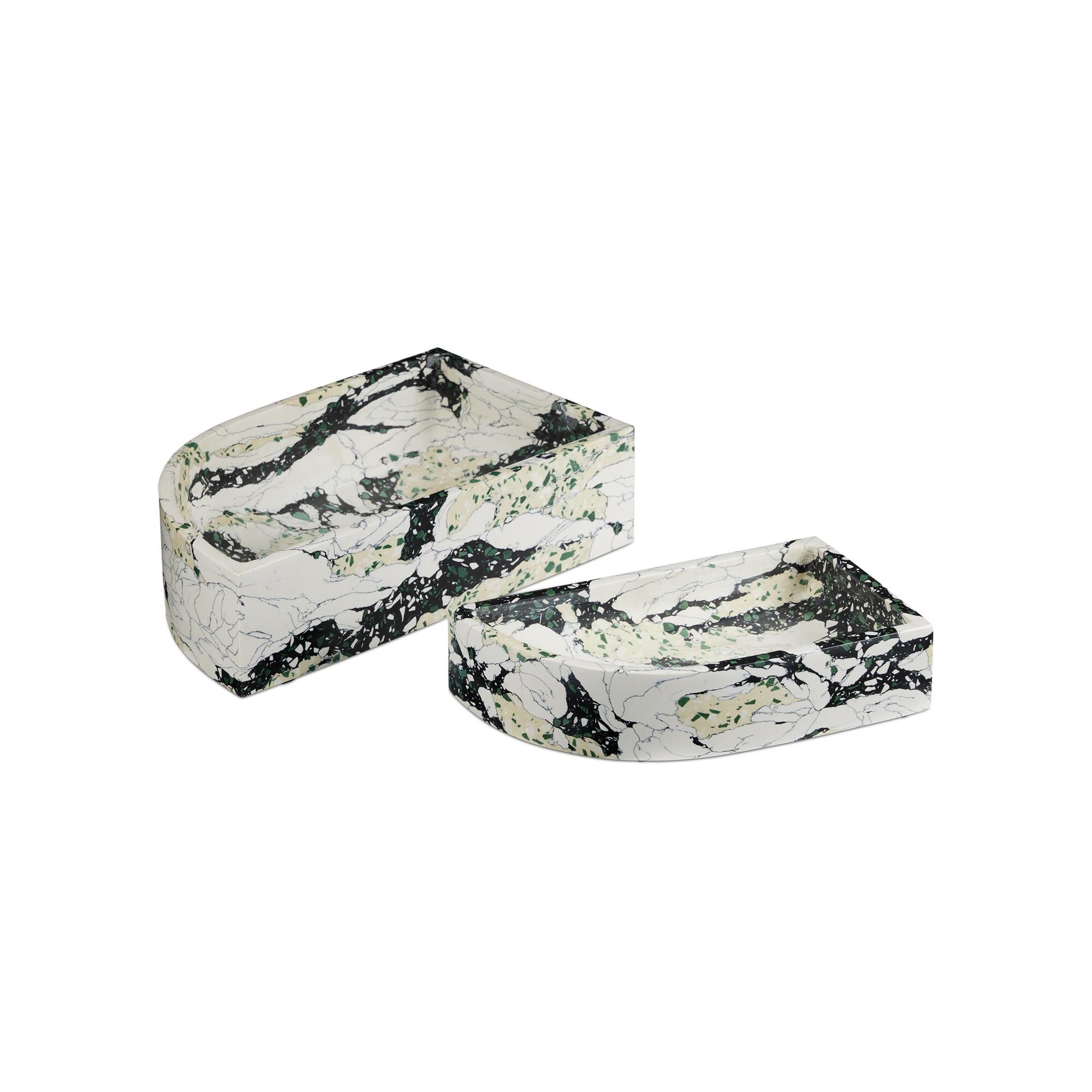 Shown in White, Black finish