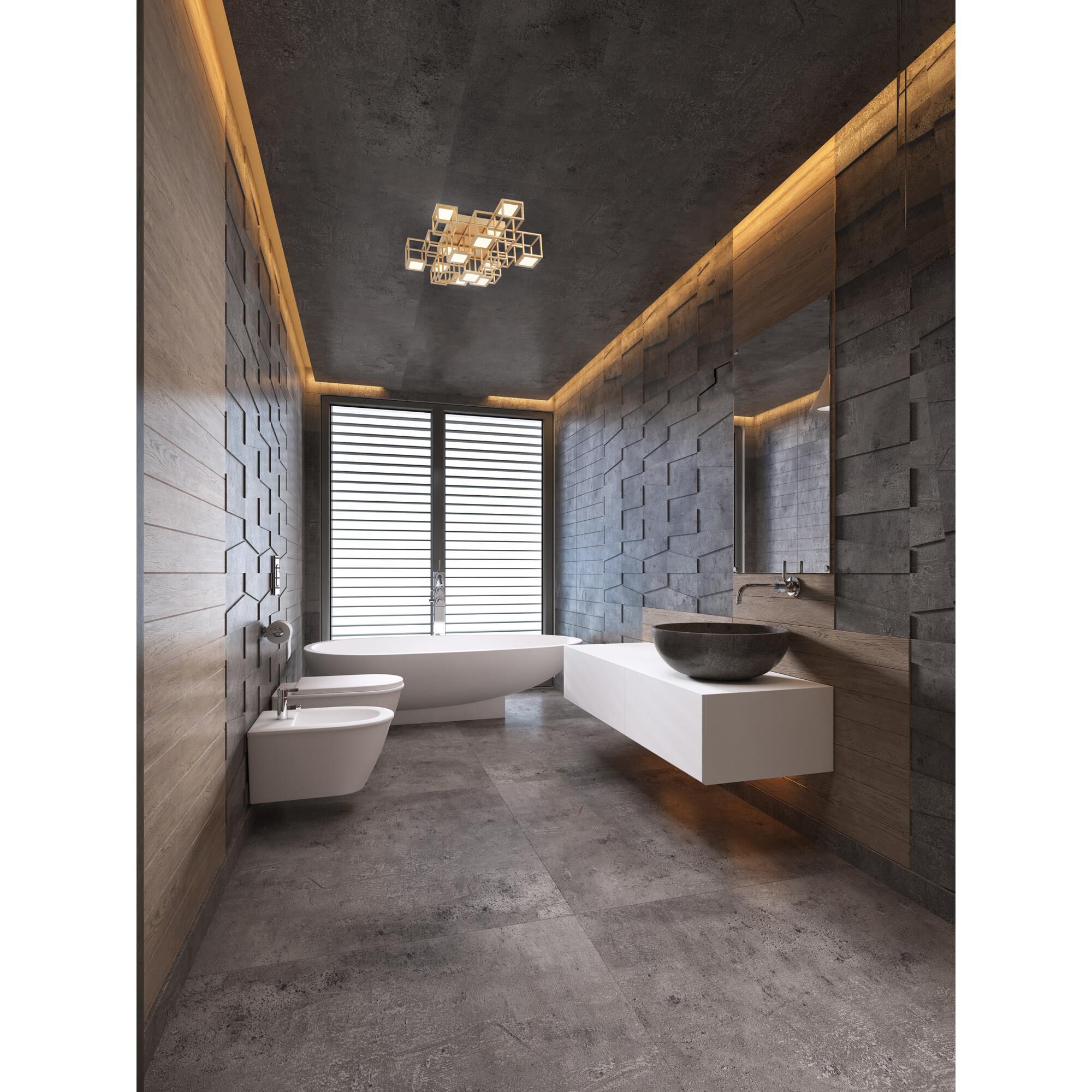 Ferro 25 Inch Flush Mount,