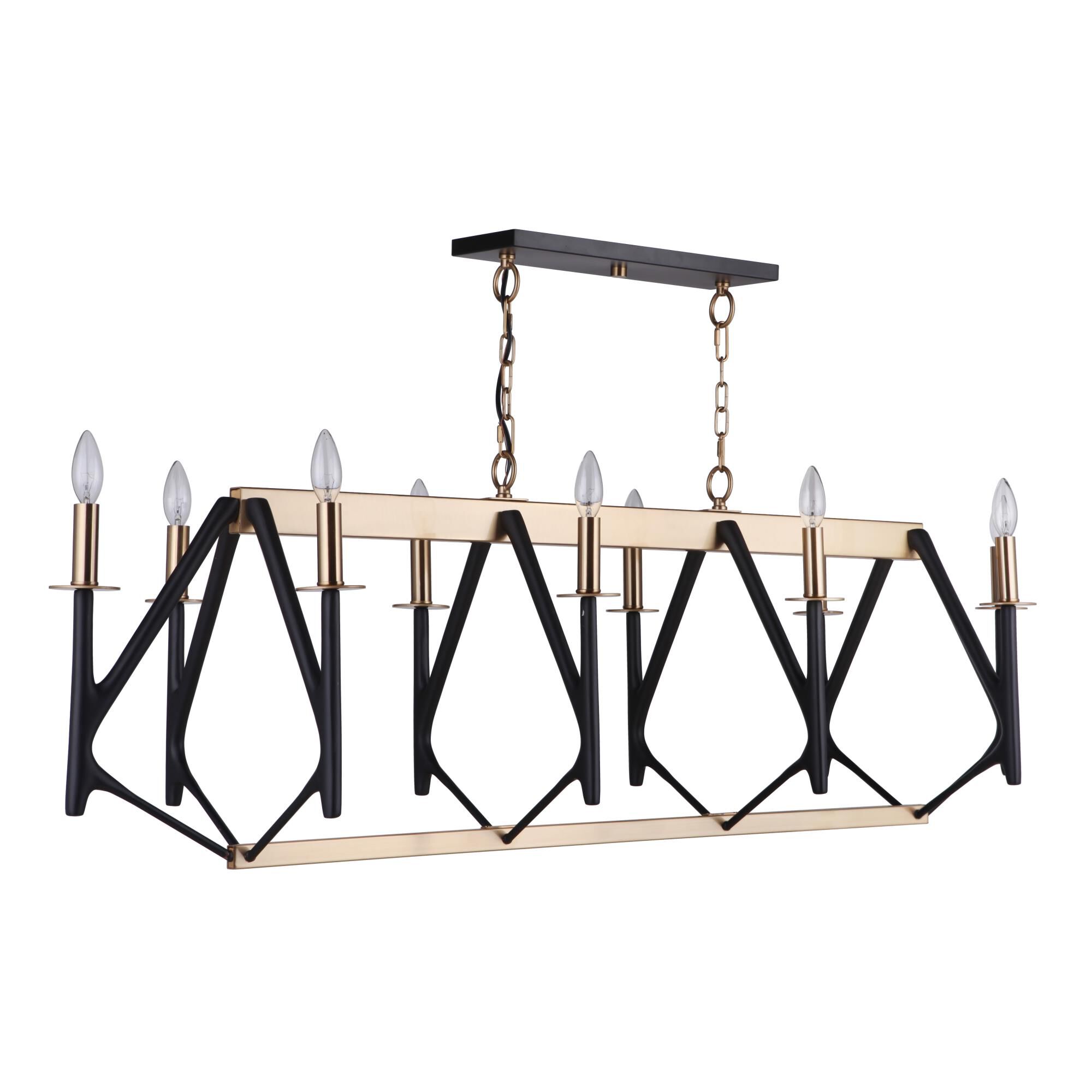 The Reserve 56 Inch 10 Light Linear Suspension Light by Craftmade