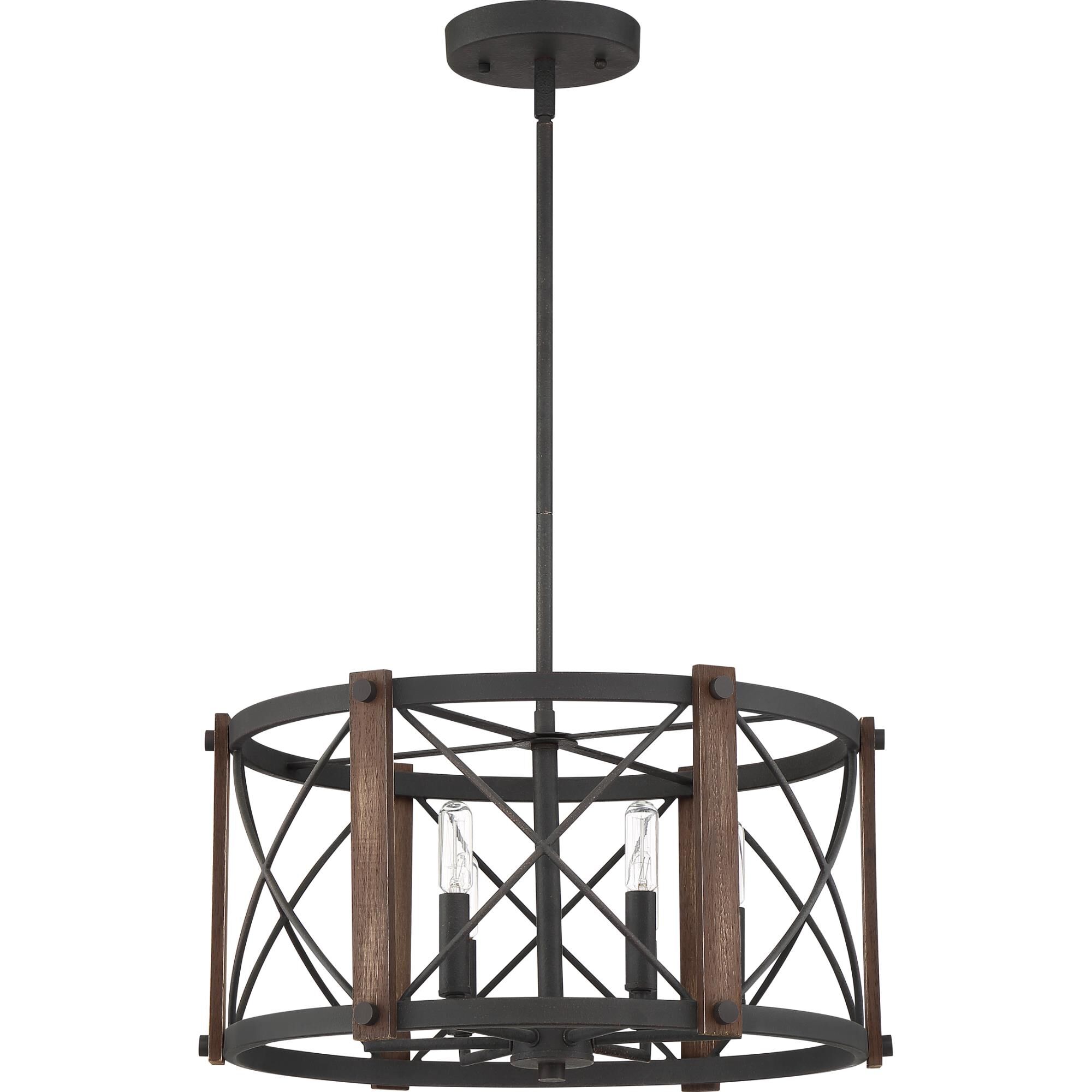 Baron 20 Inch 6 Light Mini Chandelier by Quoizel