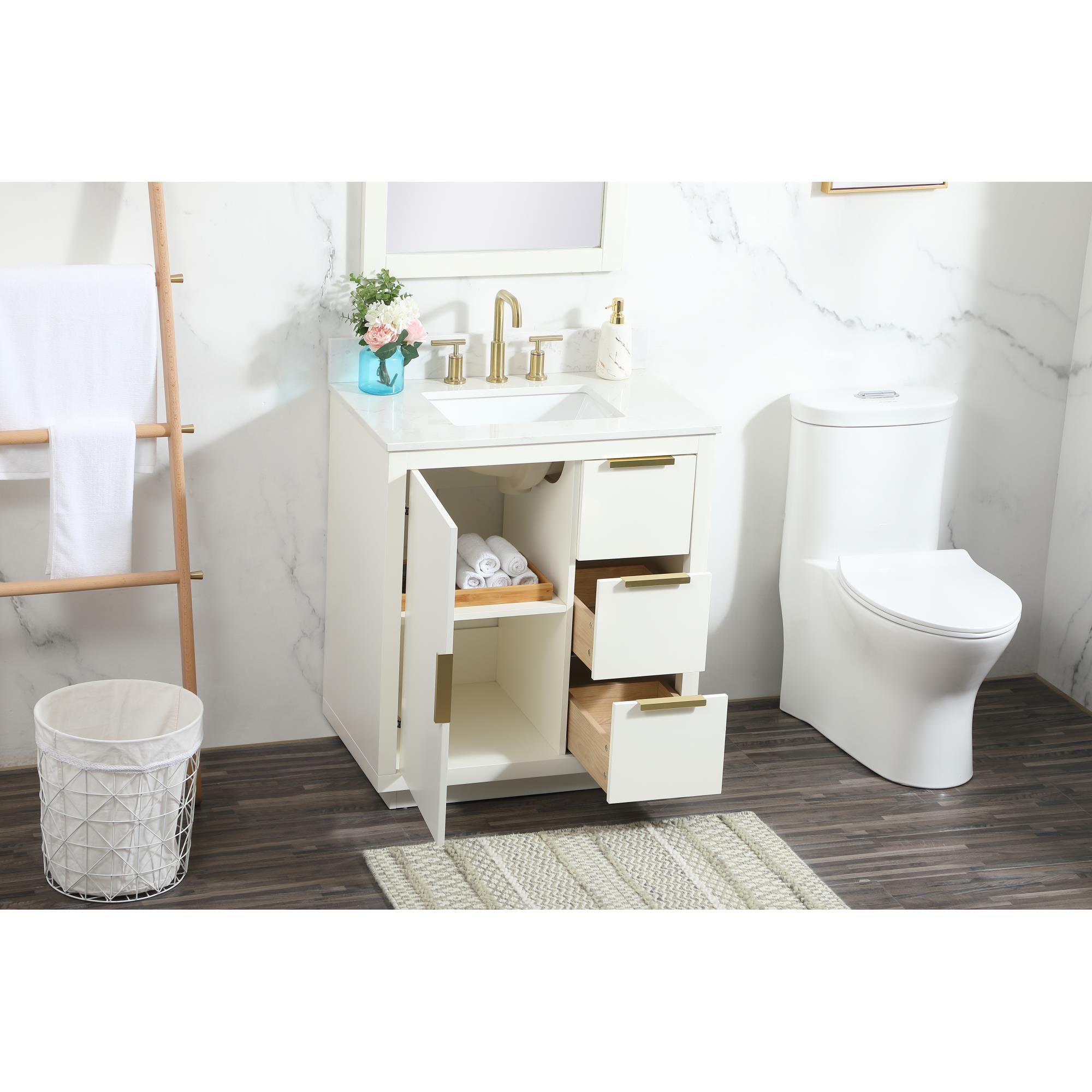 Blake 30 Inch Bath Vanity by Elegant Decor