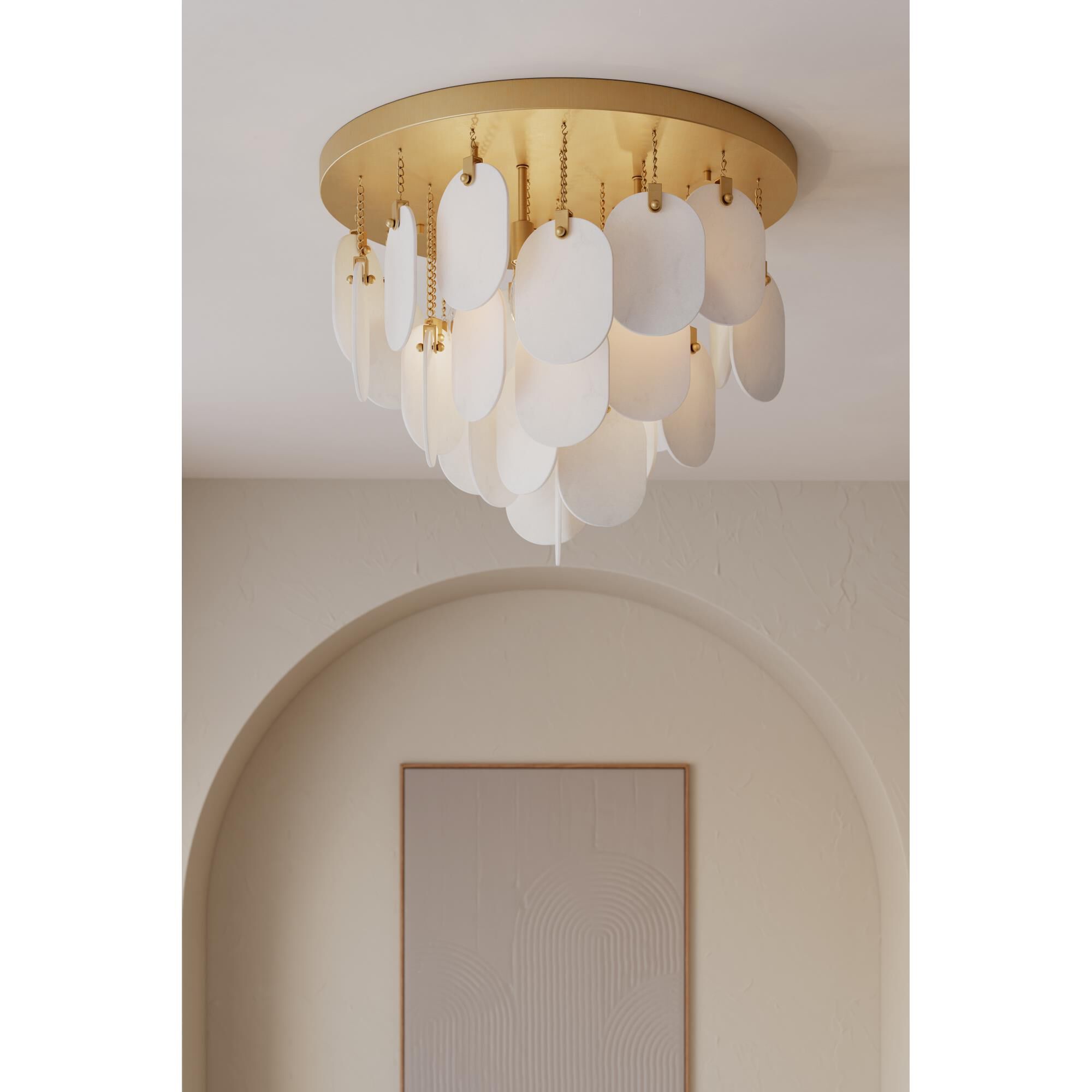 Velisse 24 Inch Flush Mount by Metropolitan Lighting