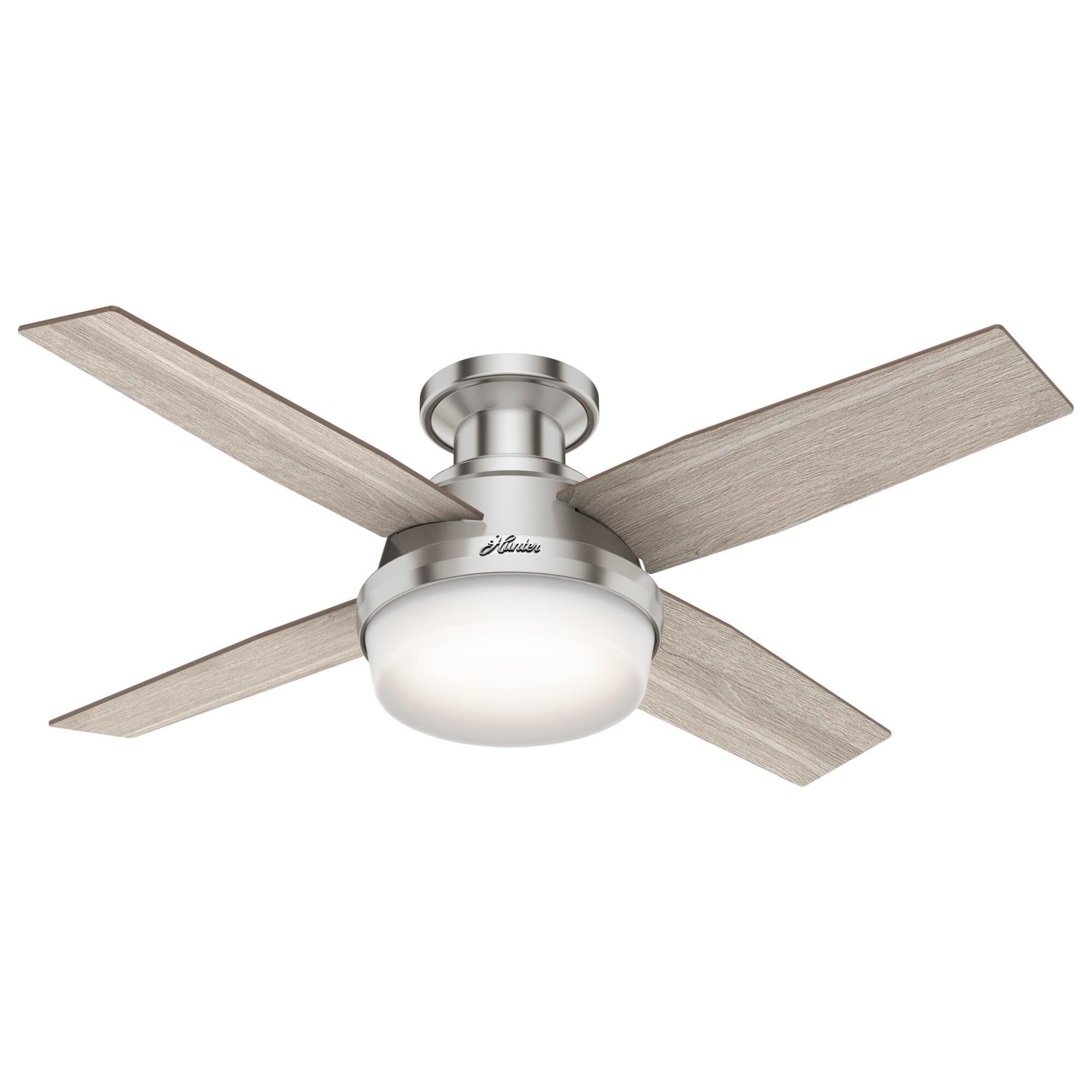 Dempsey 44 Inch Ceiling Fan with Light Kit by Hunter Fan