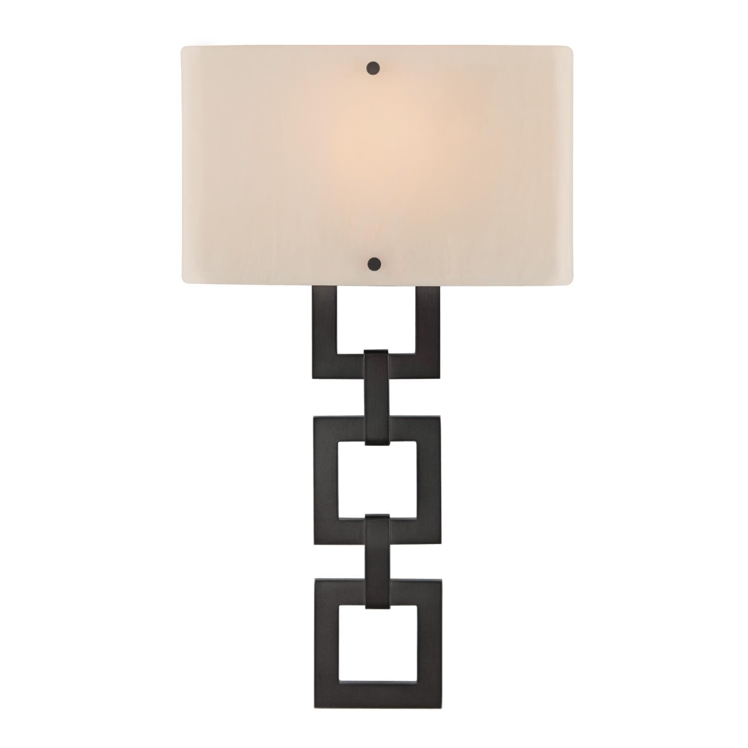 Hammerton Studio Carlyle Square Link 18 Inch Wall Sconce