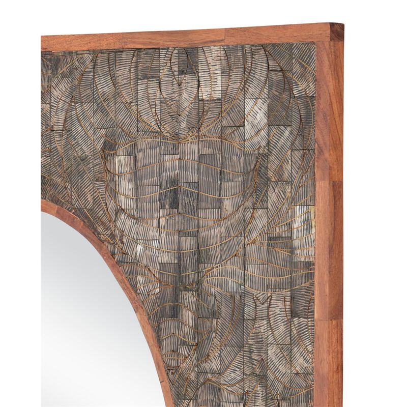 Ebba 29 Inch Decorative Mirror by Currey and Company