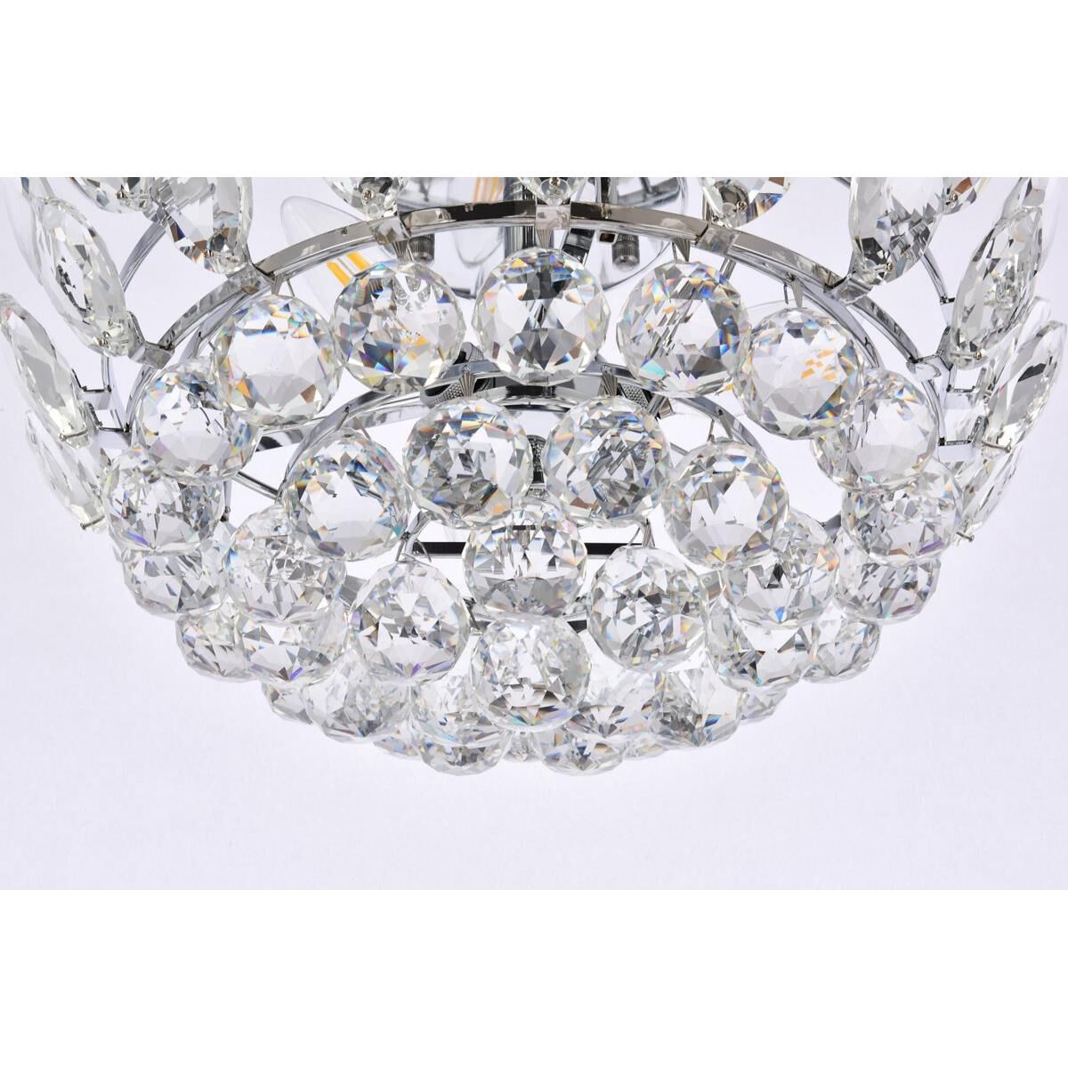 Emilia 16 Inch 3 Light Flush Mount by Elegant Lighting