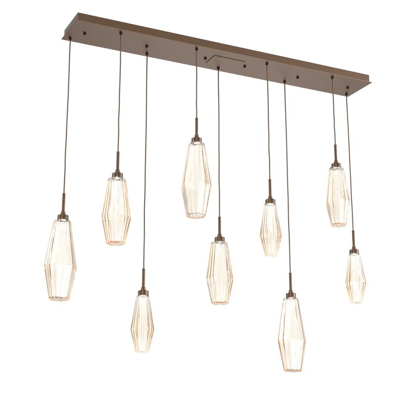 Aalto 64 Inch 9 Light LED Linear Suspension Light by Hammerton Studio