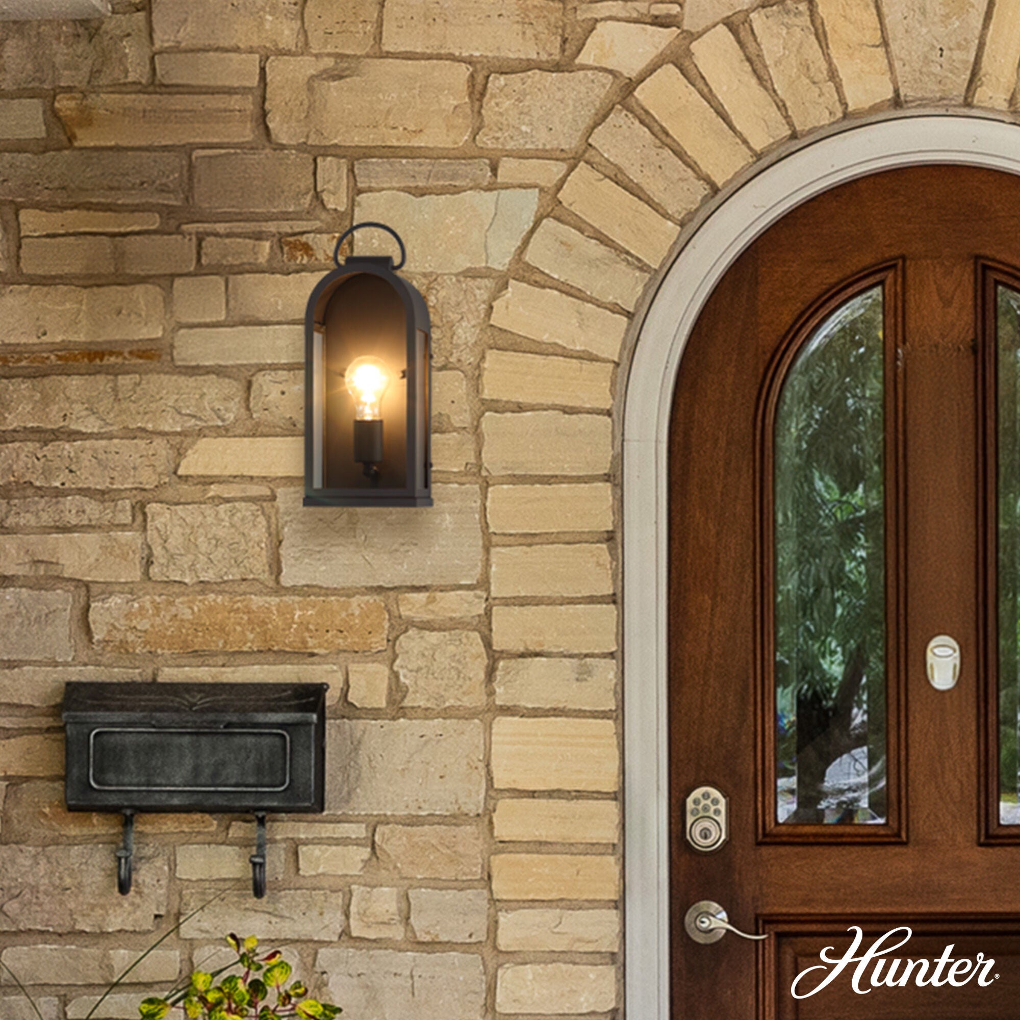 Kendra Bell 15 Inch Outdoor Wall Light,