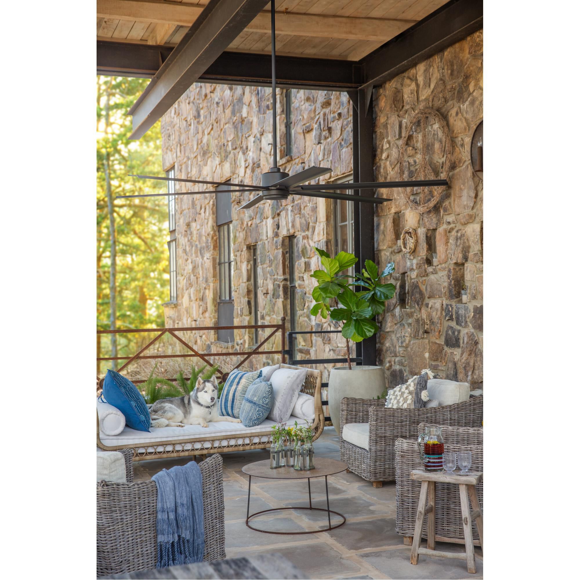 Indy Maxx 82 Inch Ceiling Fan with Light Kit by Hinkley Lighting