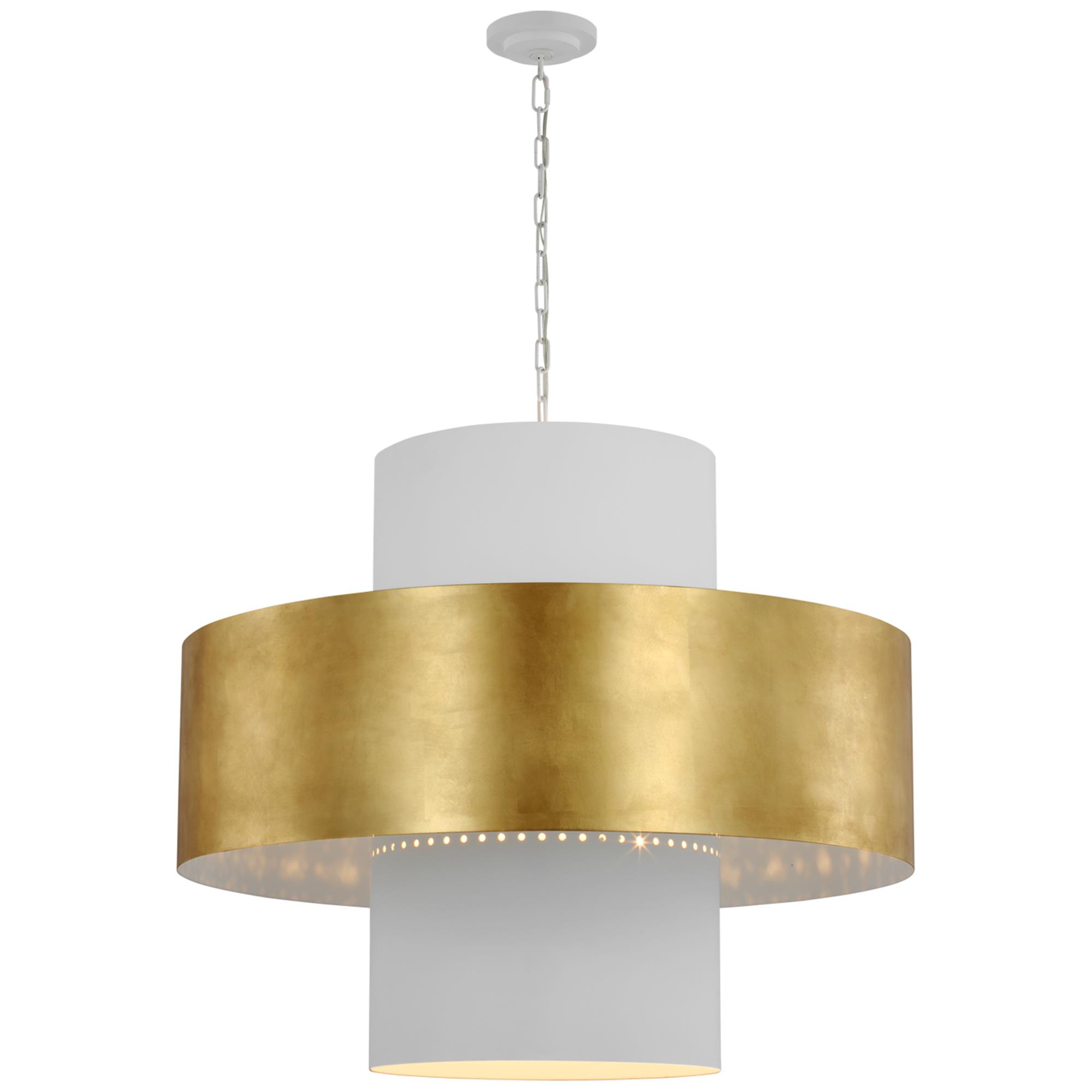 Shown in Plaster White and Gild finish
