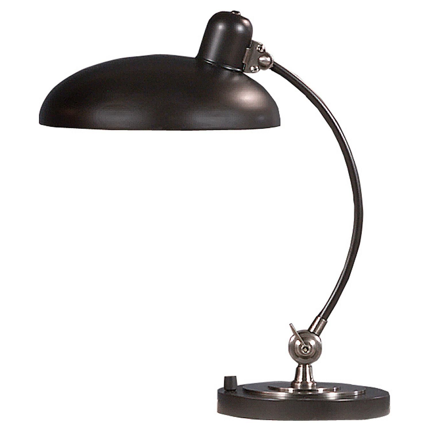 Shown in Lead Bronze  With Ebonized Nickel Accents finish and Metal shade