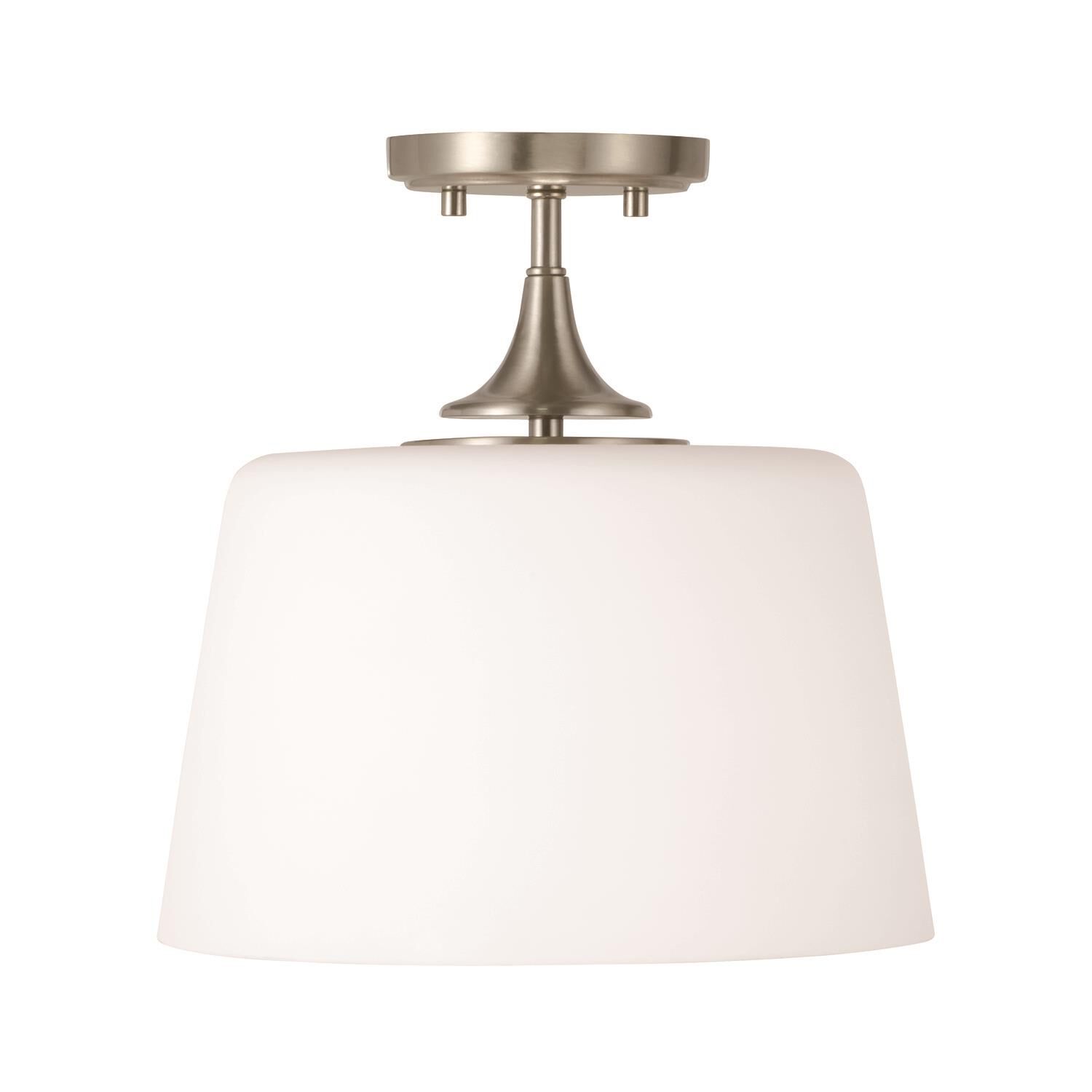 Presley 11 Inch 1 Light Semi Flush Mount by Homeplace by Capital Lighting Fixture Company