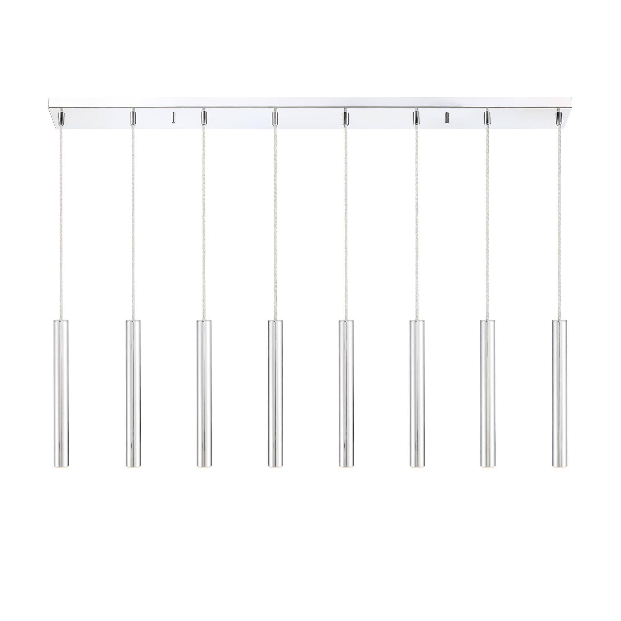 Forest 44 Inch 8 Light LED Linear Suspension Light by Z-Lite
