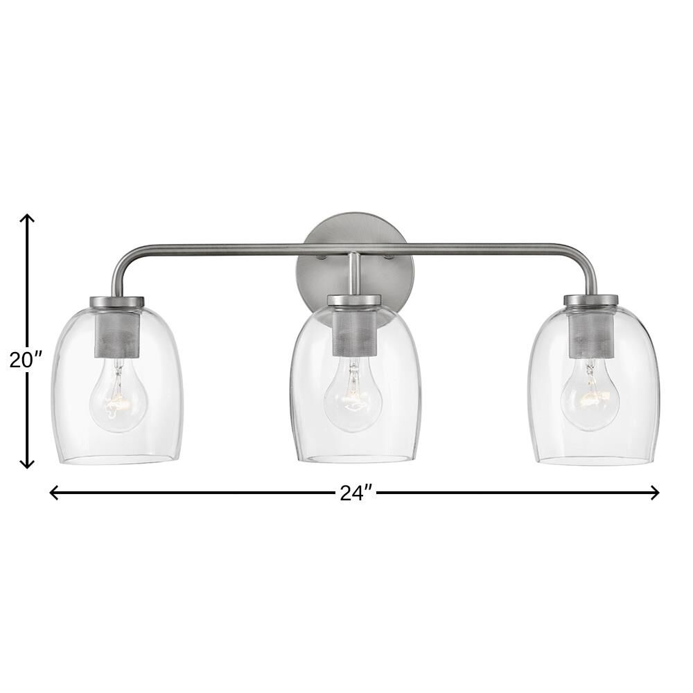 Percy 24 Inch 3 Light Bath Vanity Light by Lark