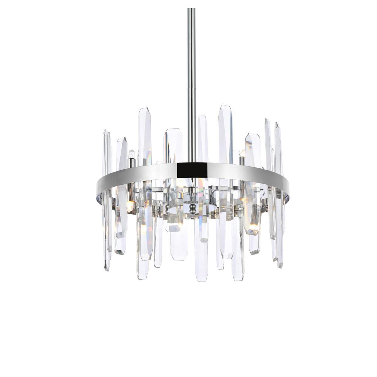 Shown in Chrome finish and Royal Cut Clear crystal