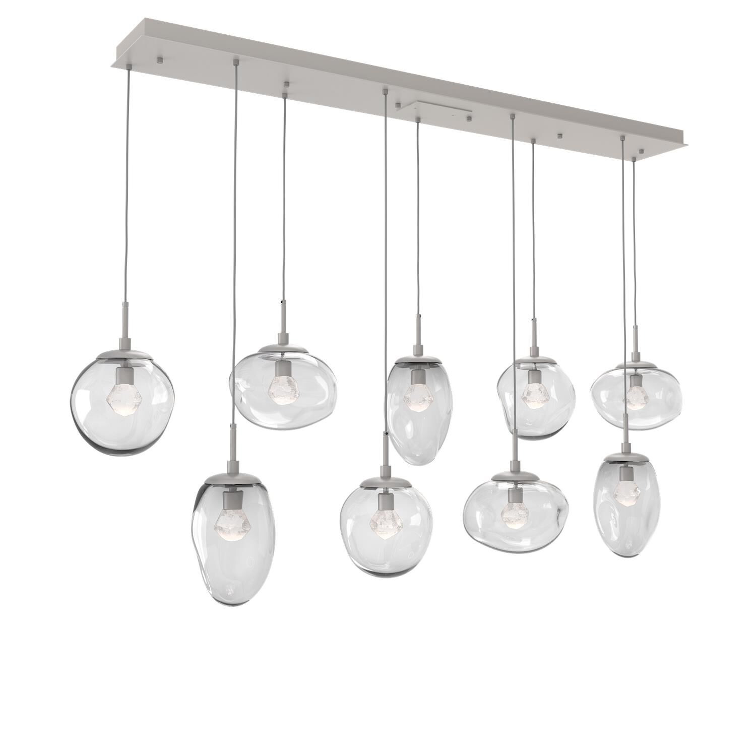 Shown in Metallic Beige Silver finish and Zircon Inner Clear Outer glass