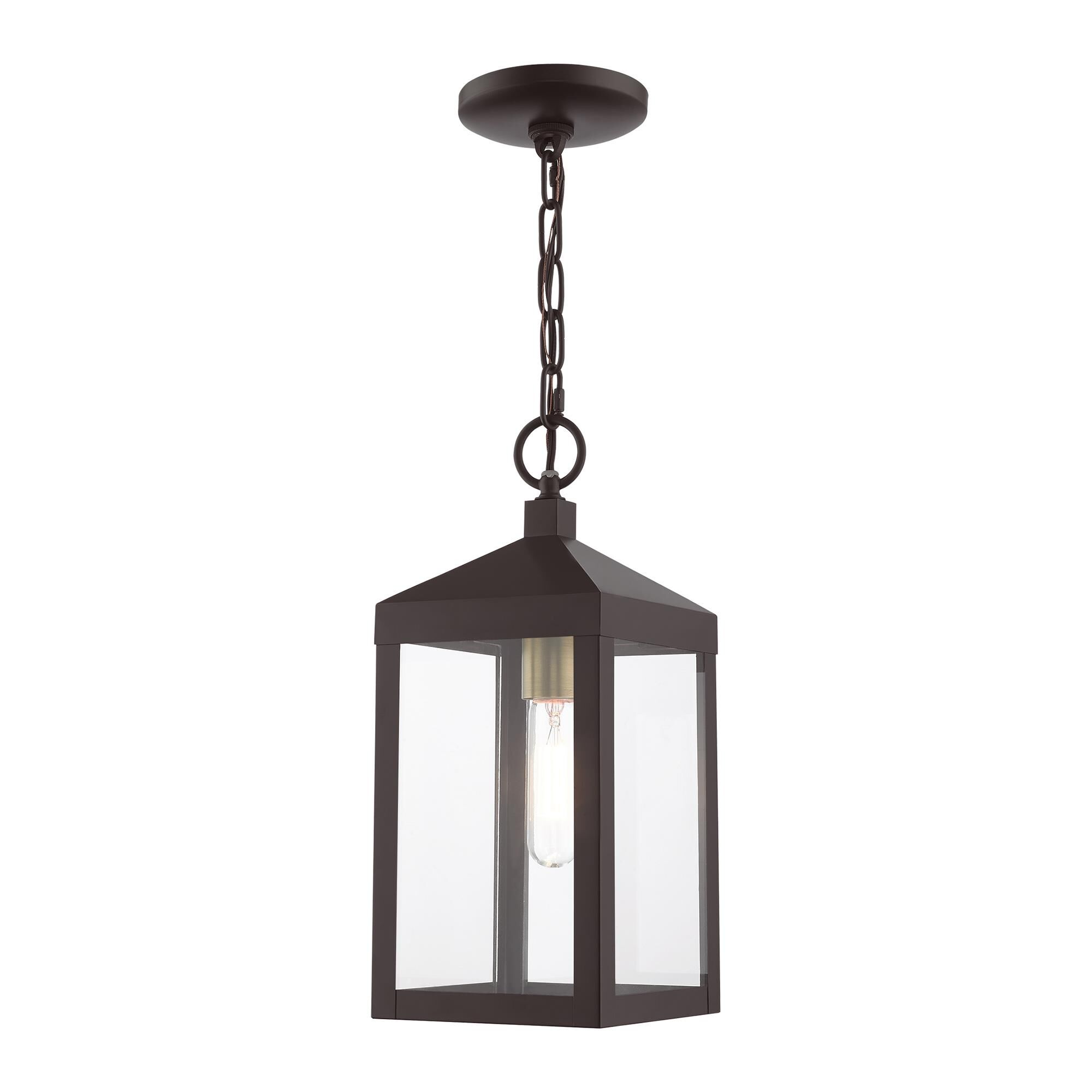 Livex Lighting Nyack 14 Inch Tall Outdoor Hanging Lantern