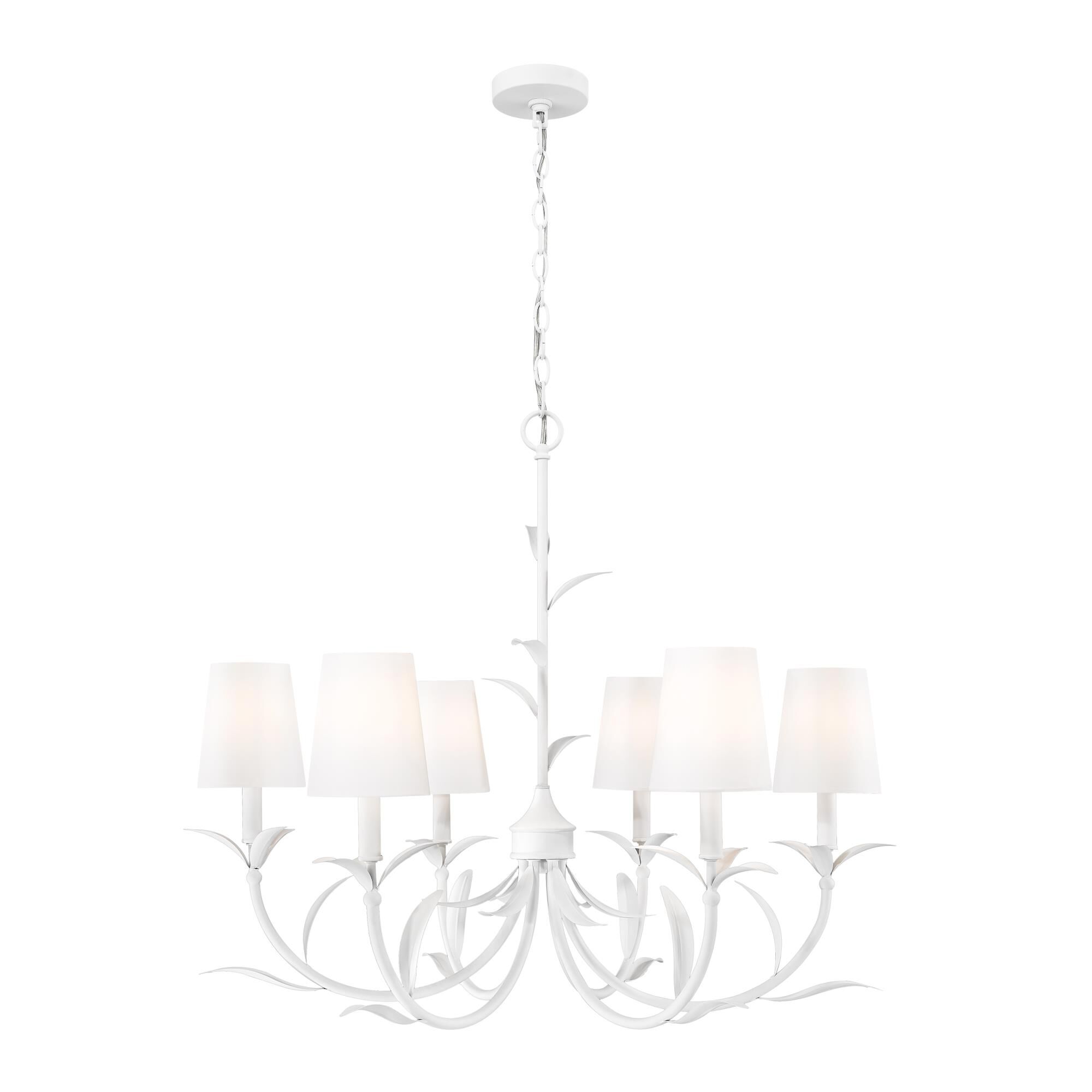 Shown in Textured White finish and White glass