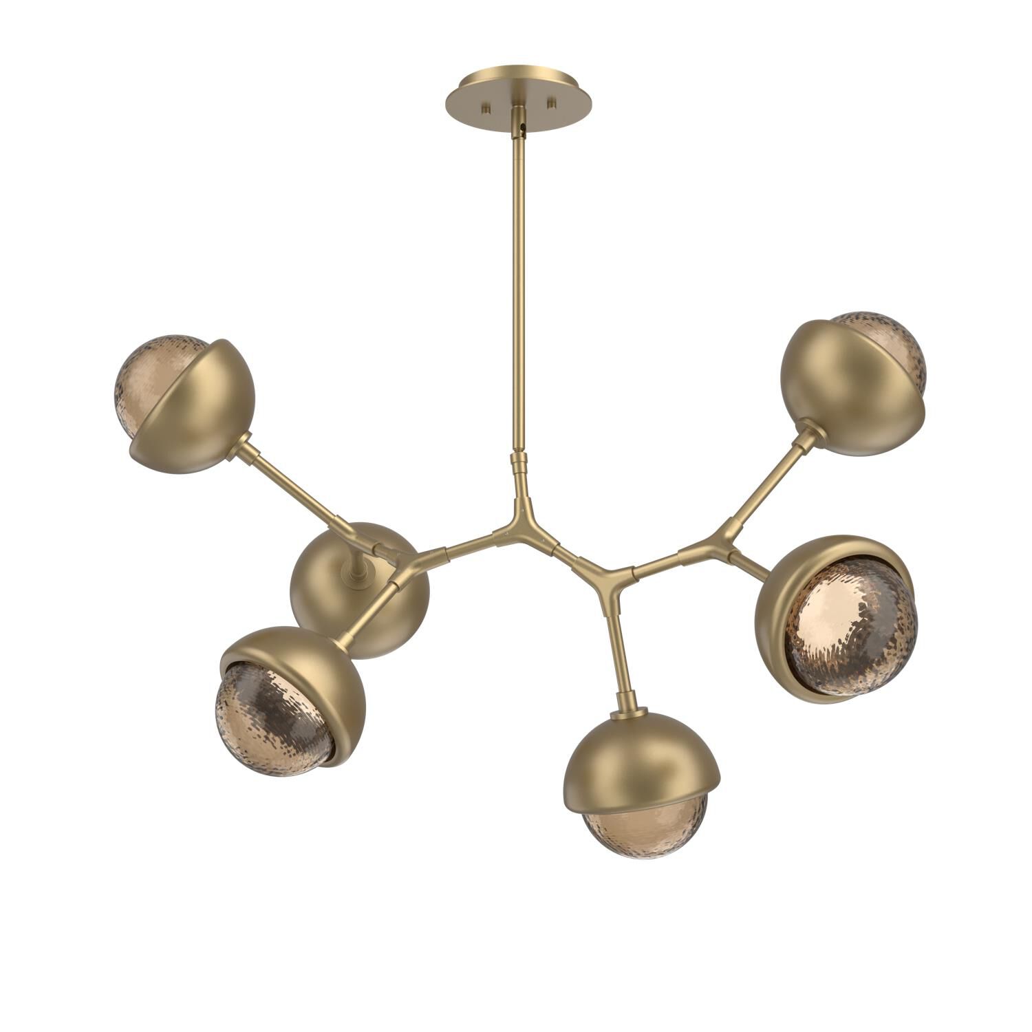 Levi Wilson Cabochon 31 Inch Linear Suspension Light by Hammerton Studio