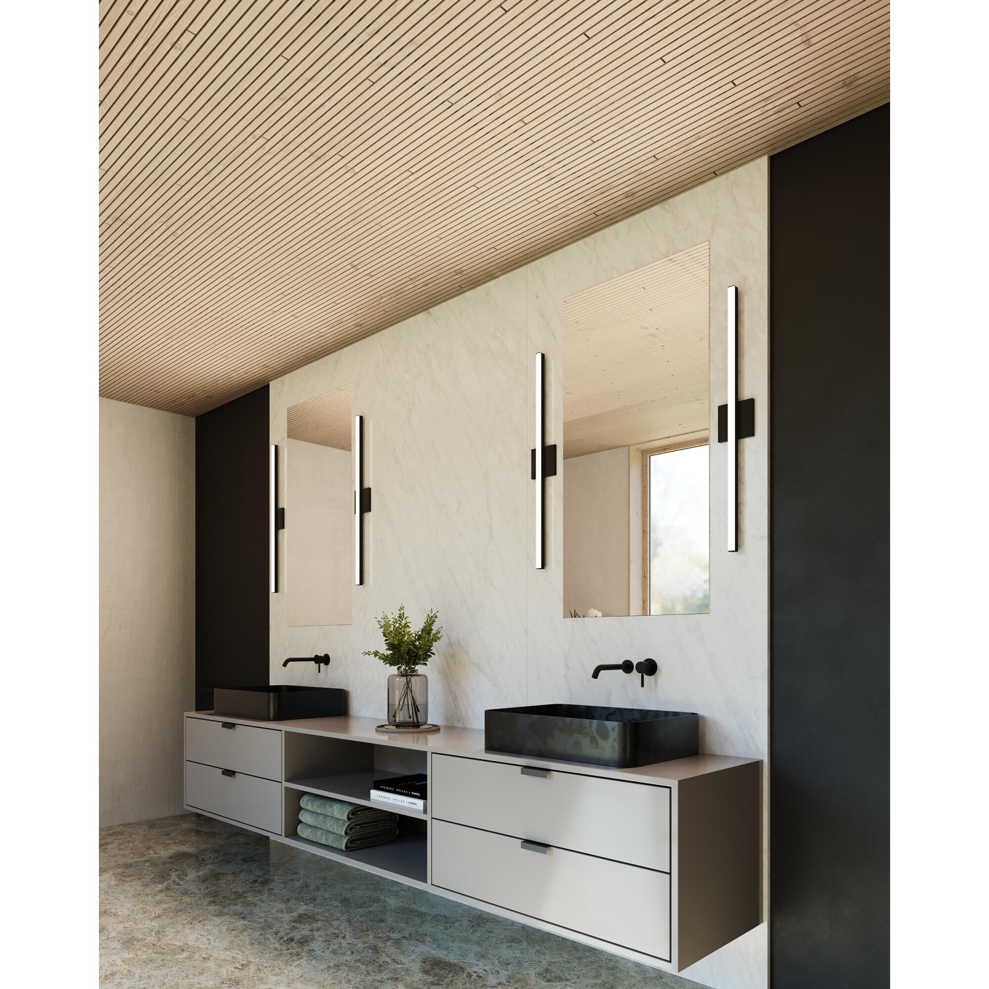 Shown in Satin Black finish