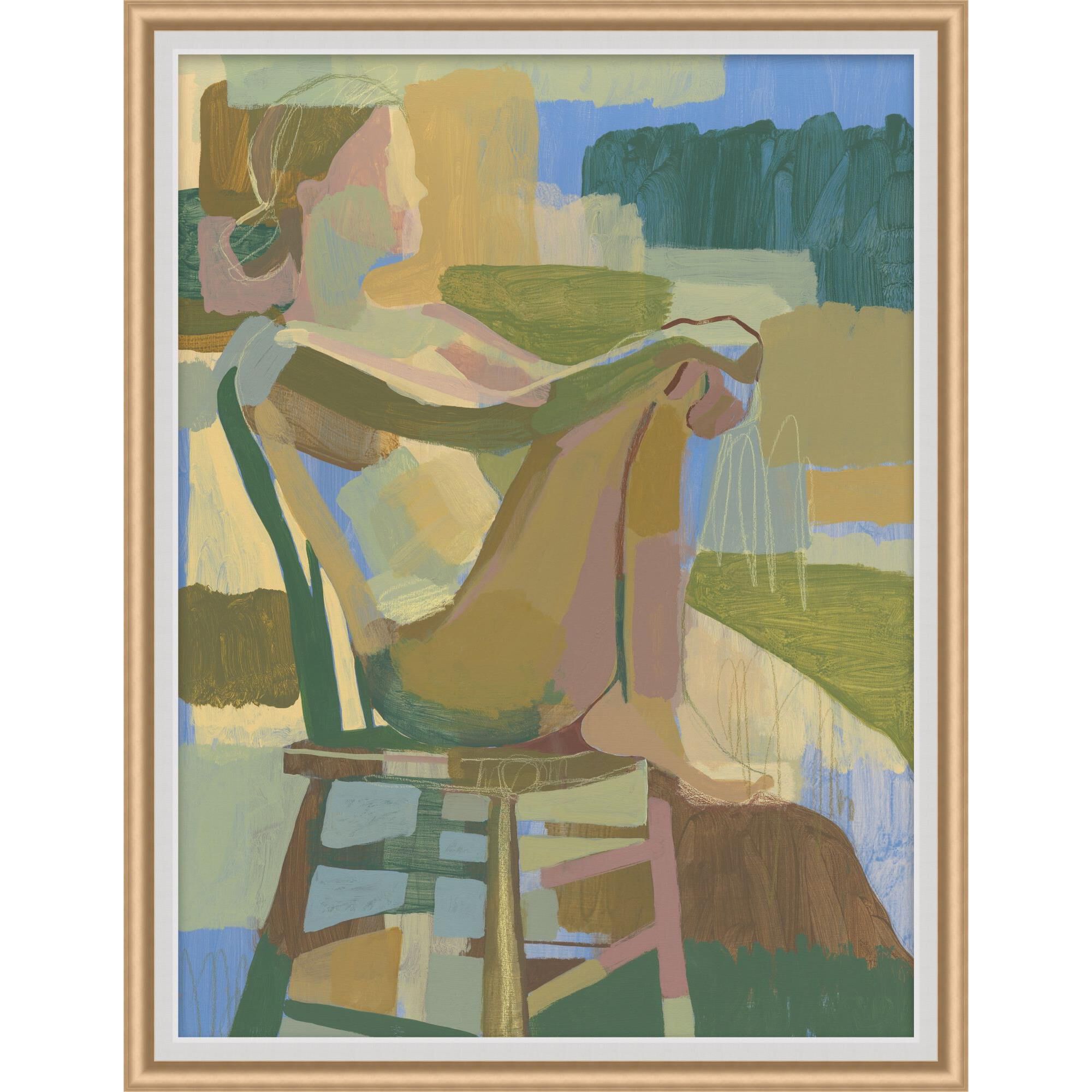 Shown in Brown and Gold finish