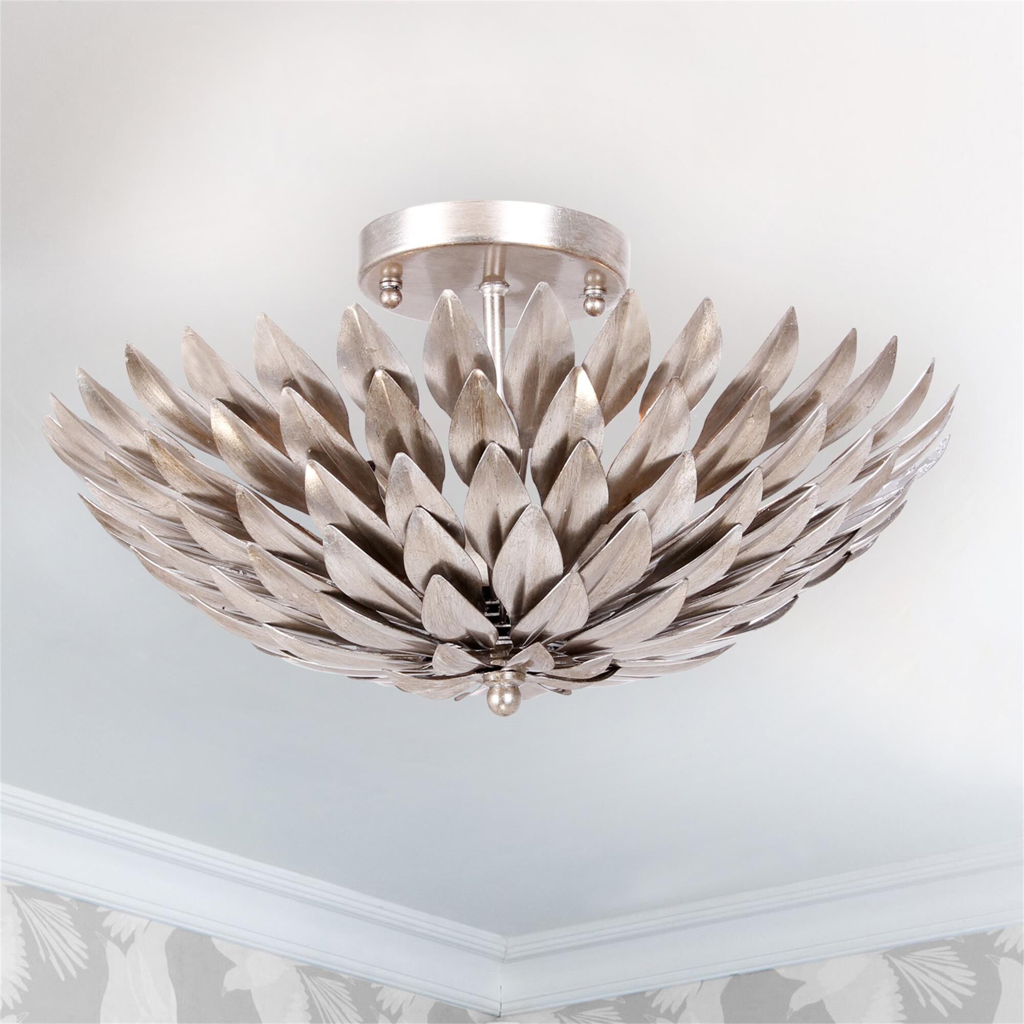 Shown in Antique Silver finish