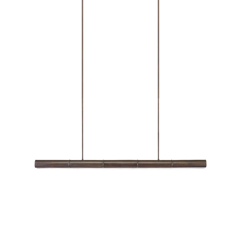 Lyon 65 Inch 5 Light LED Linear Suspension Light by Currey and Company