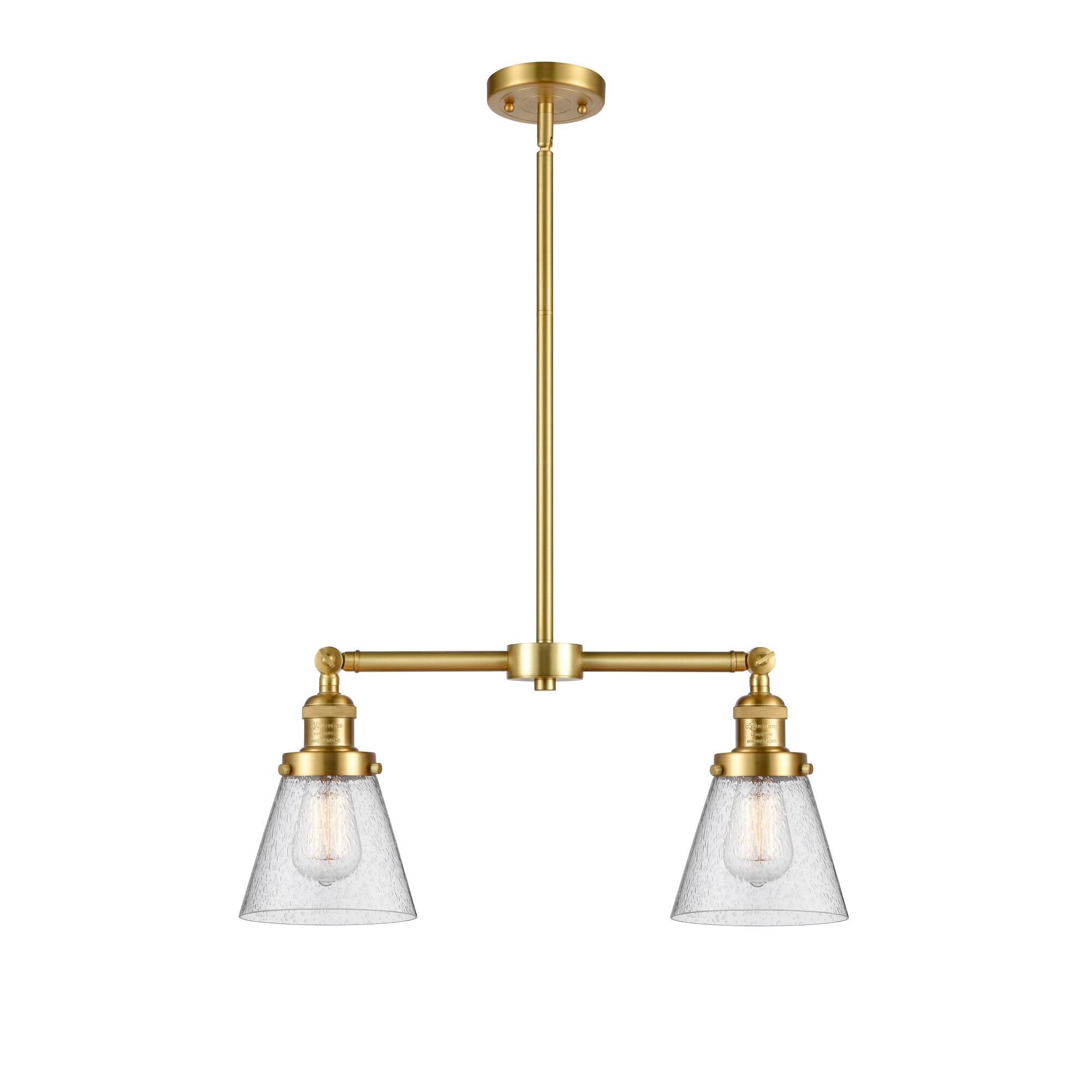 Bruno Marashlian Small Cone 21 Inch 2 Light Mini Chandelier by Innovations Lighting