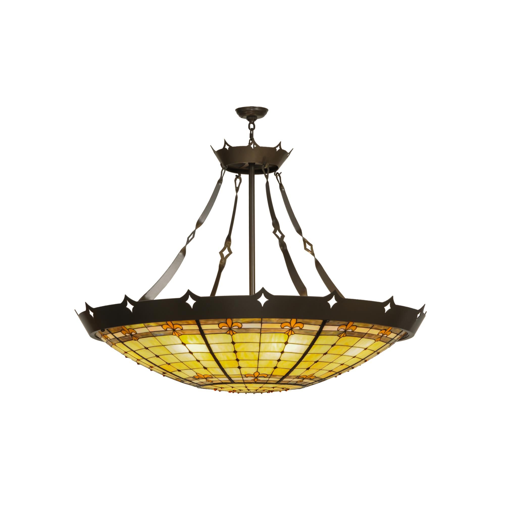 Fleur-De-Lite 54 Inch Large Pendant by Meyda Lighting