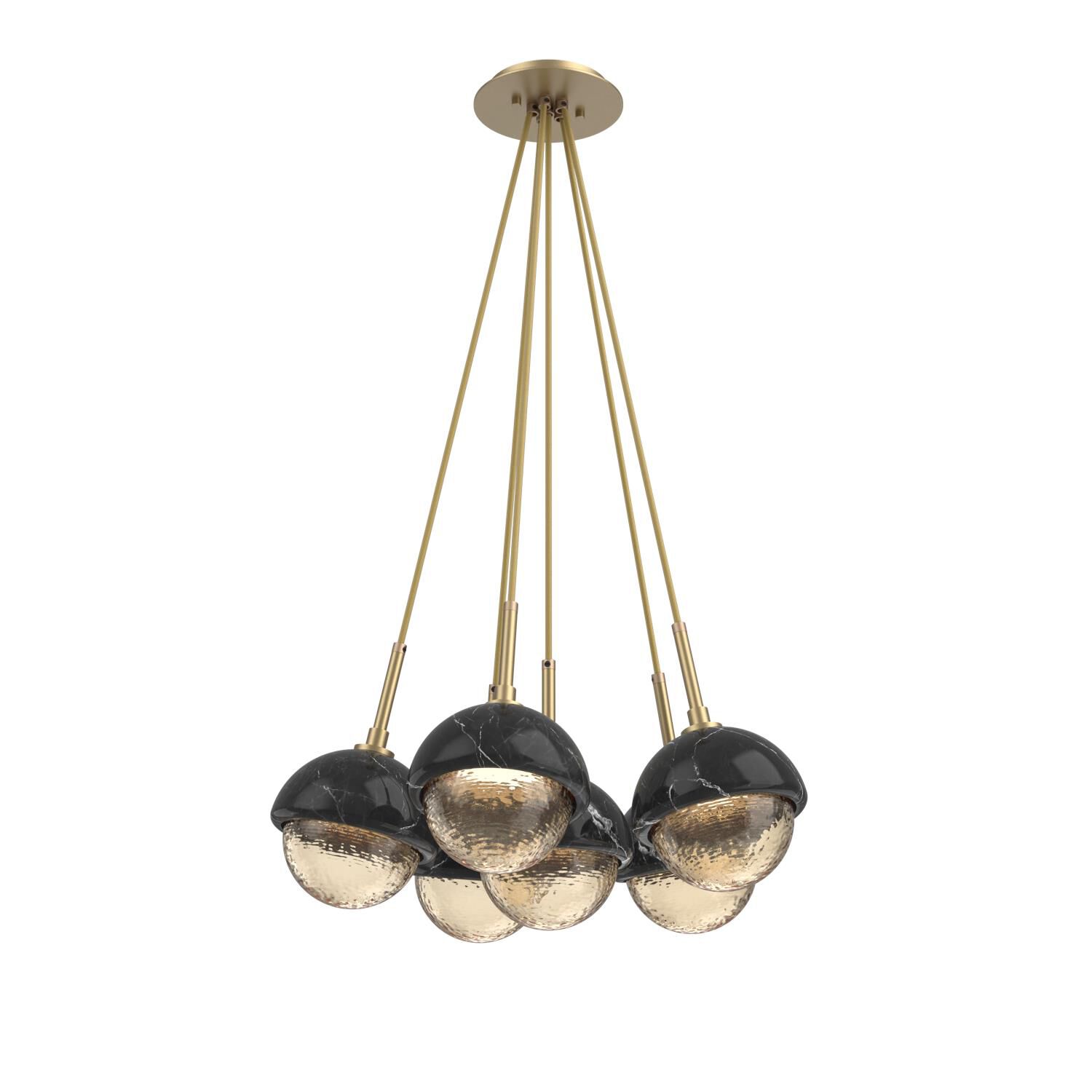 Levi Wilson Cabochon 19 Inch Multi Pendant Light by Hammerton Studio