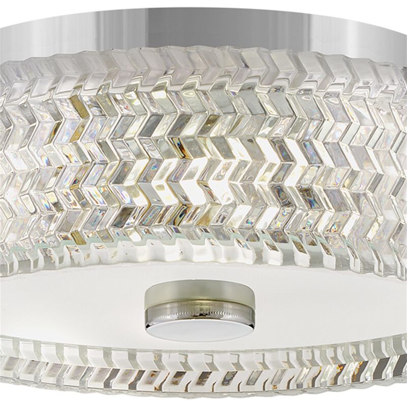 Elle 12 Inch 2 Light Flush Mount by Hinkley