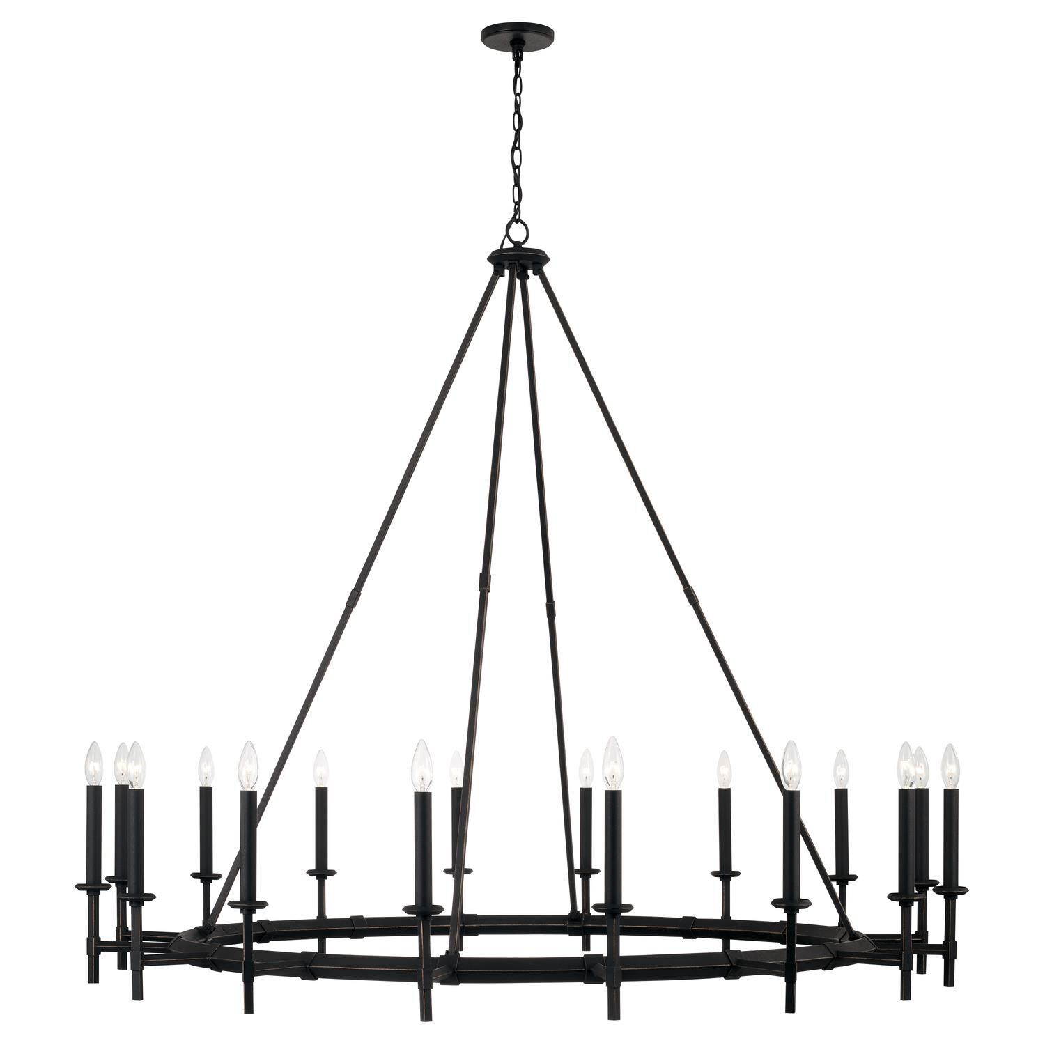 Ogden 60 Inch 16 Light Chandelier by Capital Lighting Fixture Company