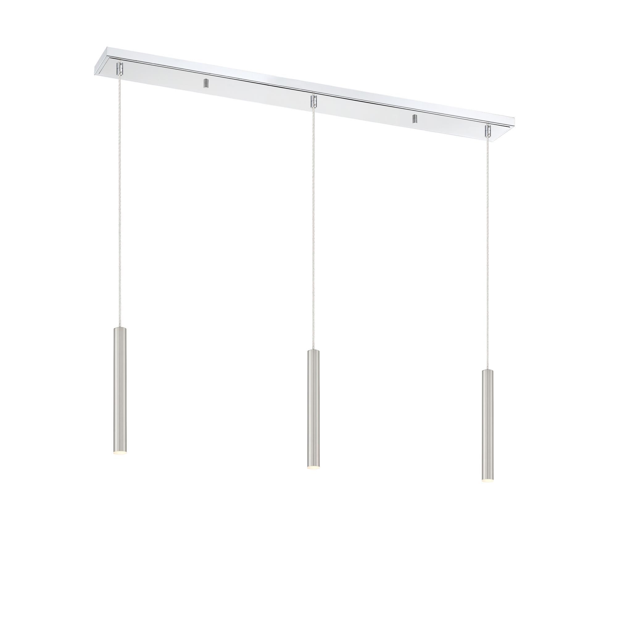 Shown in Chrome finish and Steel glass and Steel shade