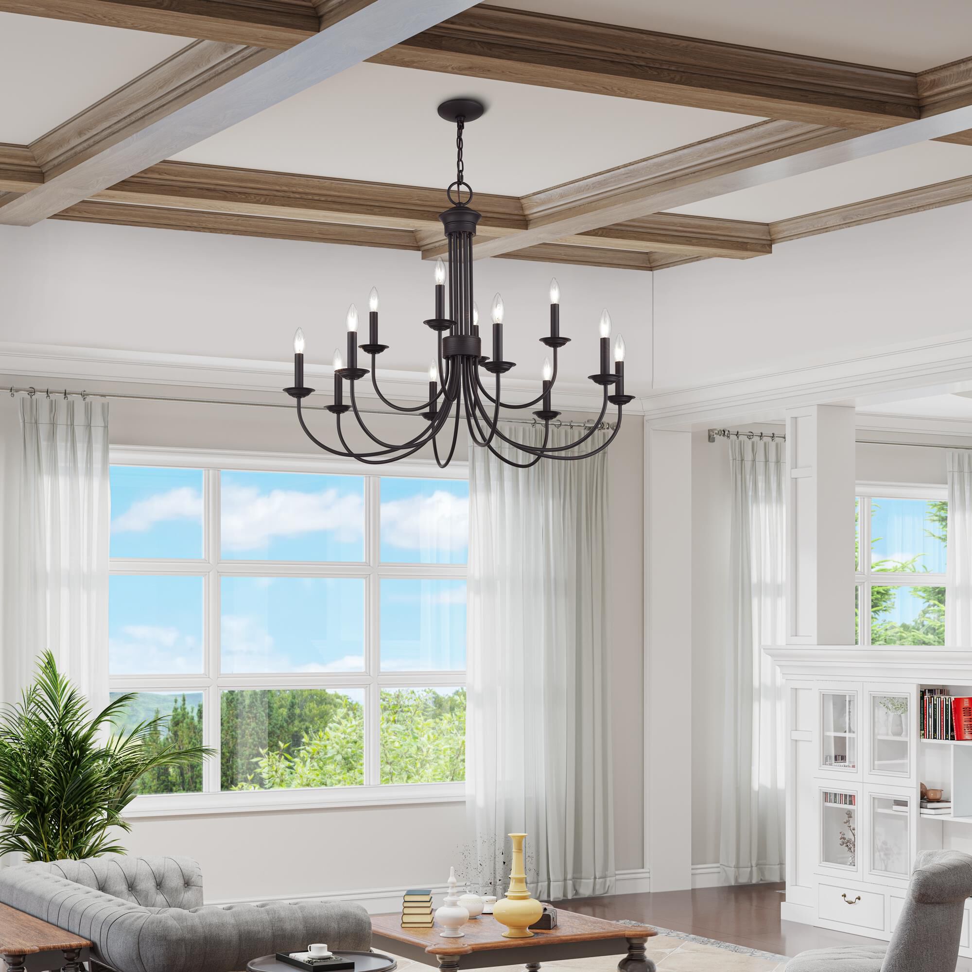 Estate 36 Inch Chandelier by Livex Lighting