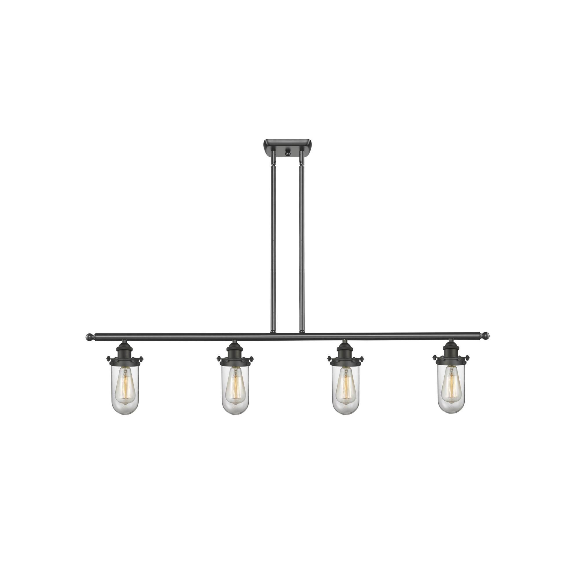 Shown in Oil Rubbed Bronze finish and Clear glass