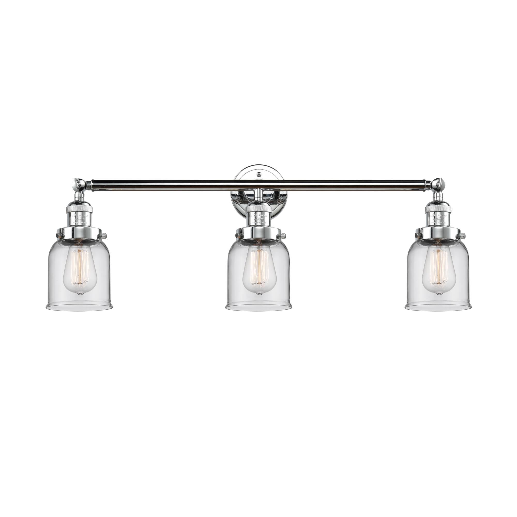 Bruno Marashlian Small Bell 30 Inch 3 Light Bath Vanity Light by Innovations Lighting