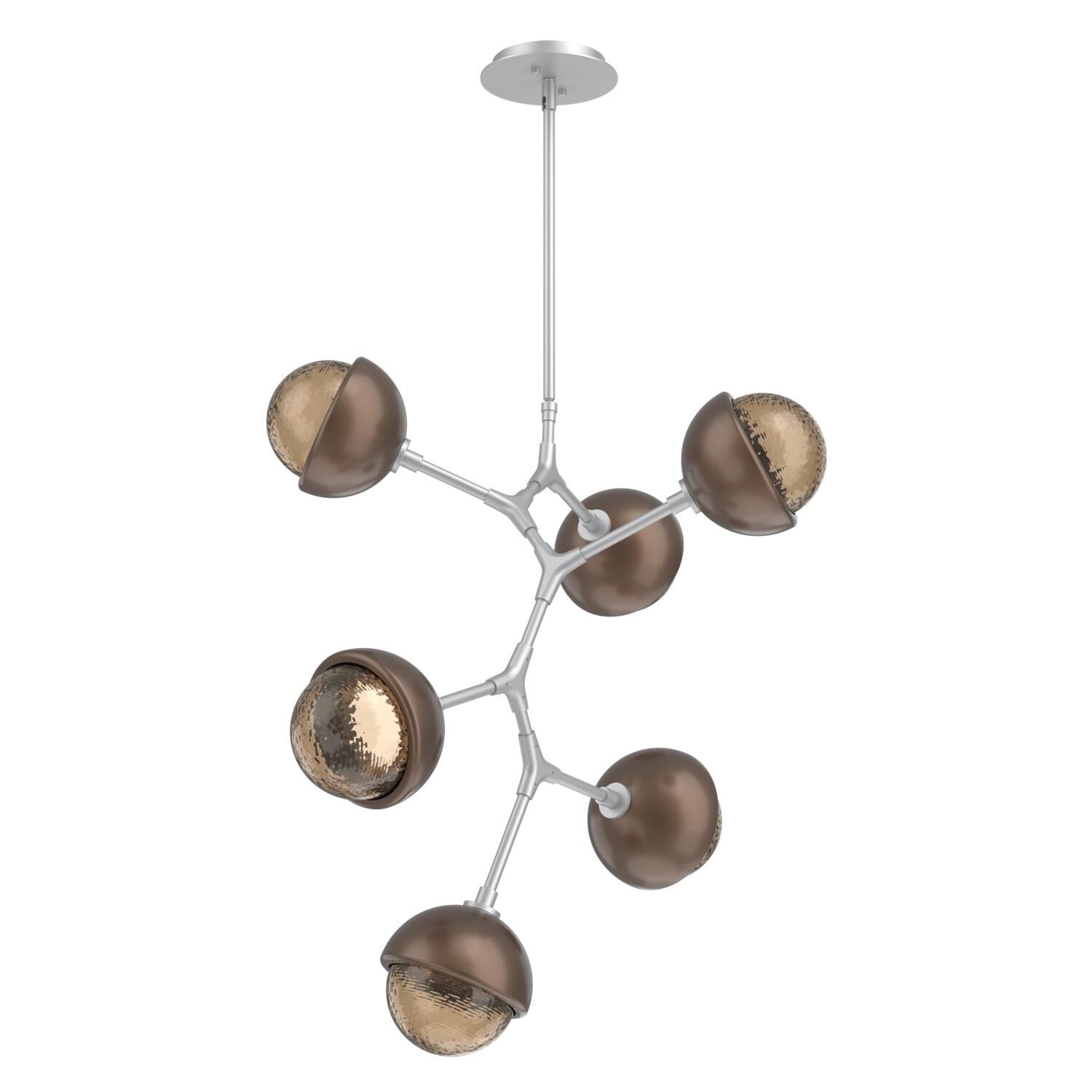 Shown in Classic Silver finish and Bronze glass and Burnished Bronze accent