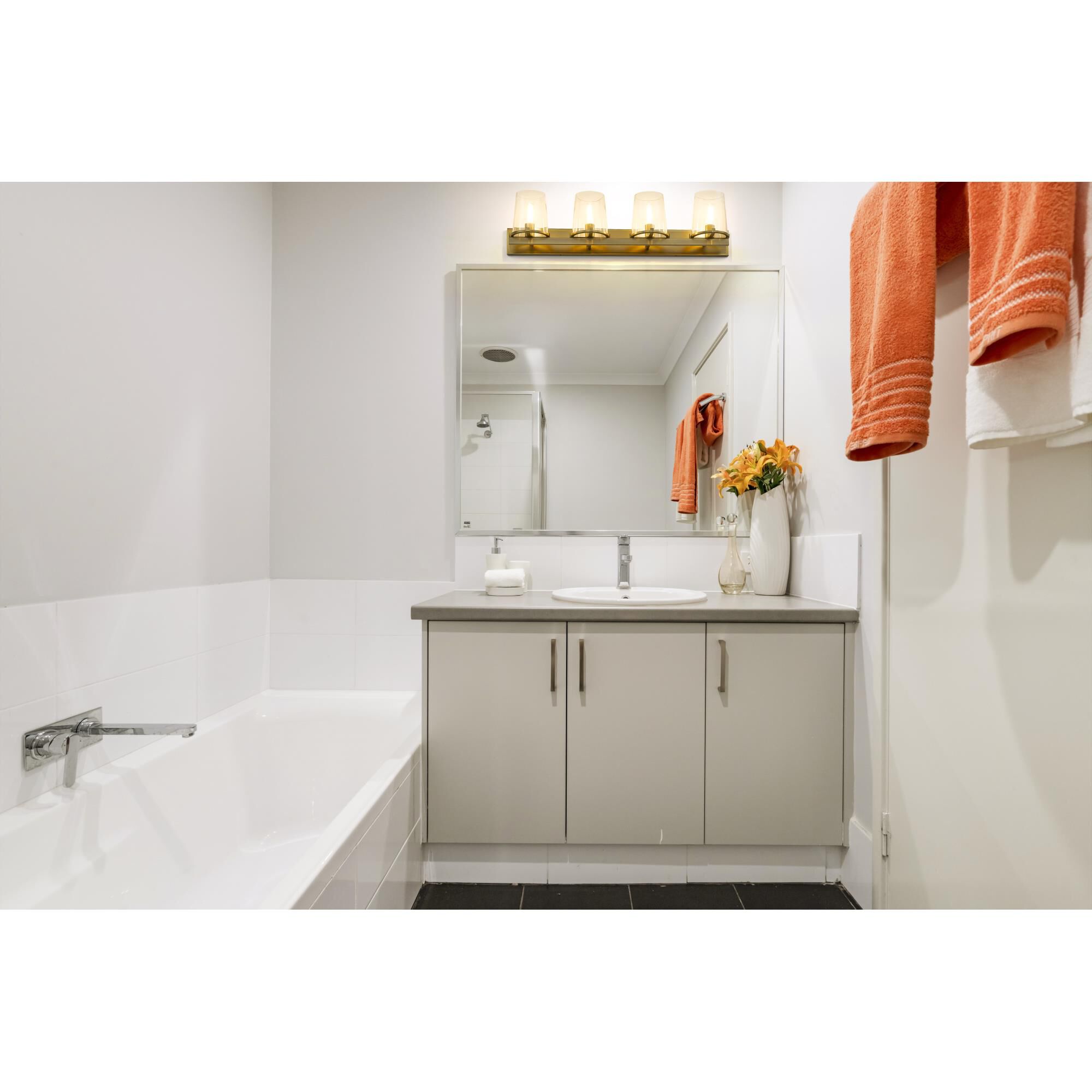 Callista 37 Inch 4 Light Bath Vanity Light by Z-Lite