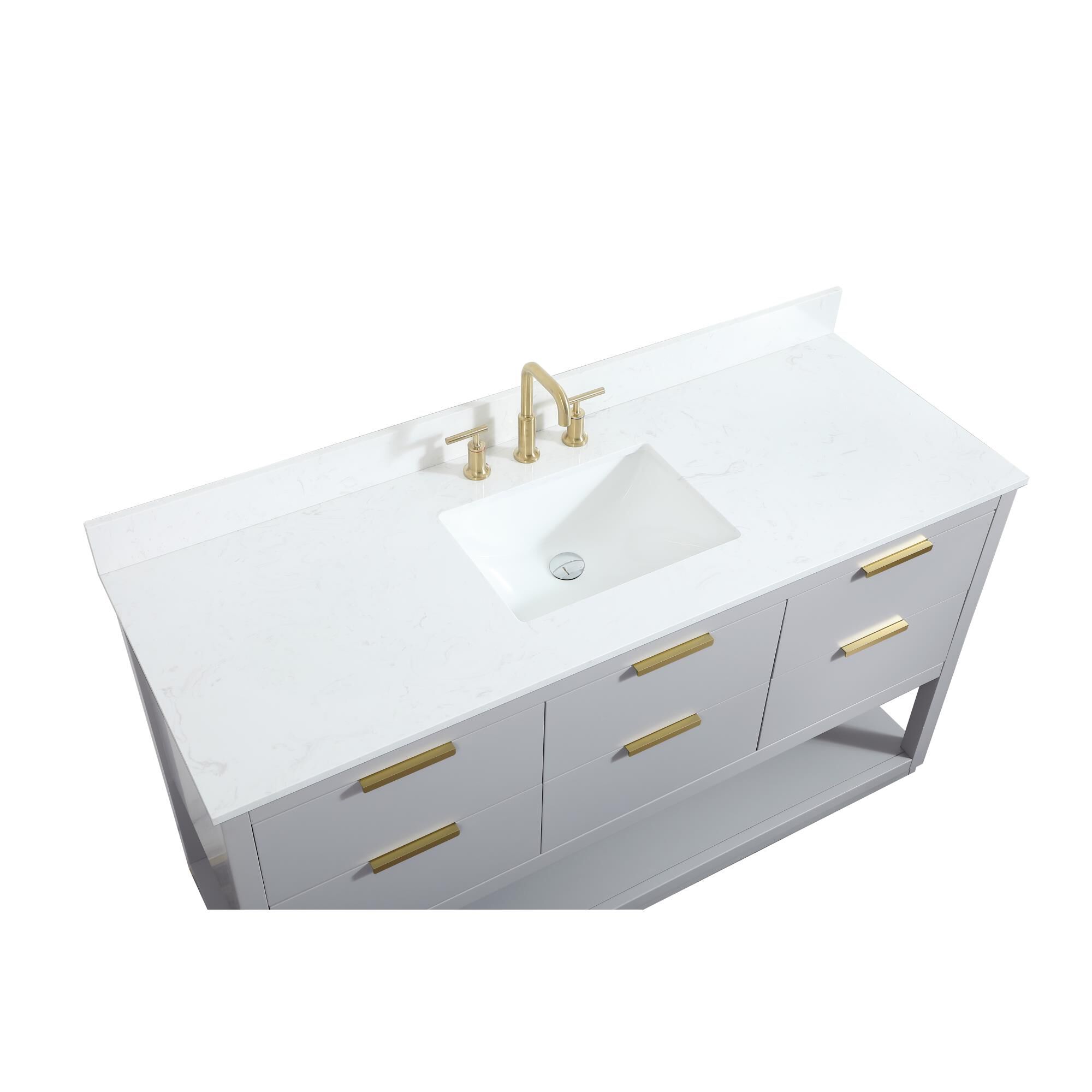 Larkin 60 Inch Bath Vanity by Elegant Decor