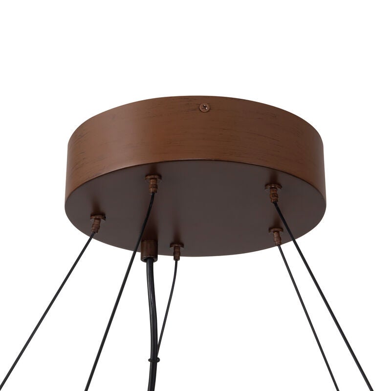 Bosco 35 Inch Chandelier by Kuzco