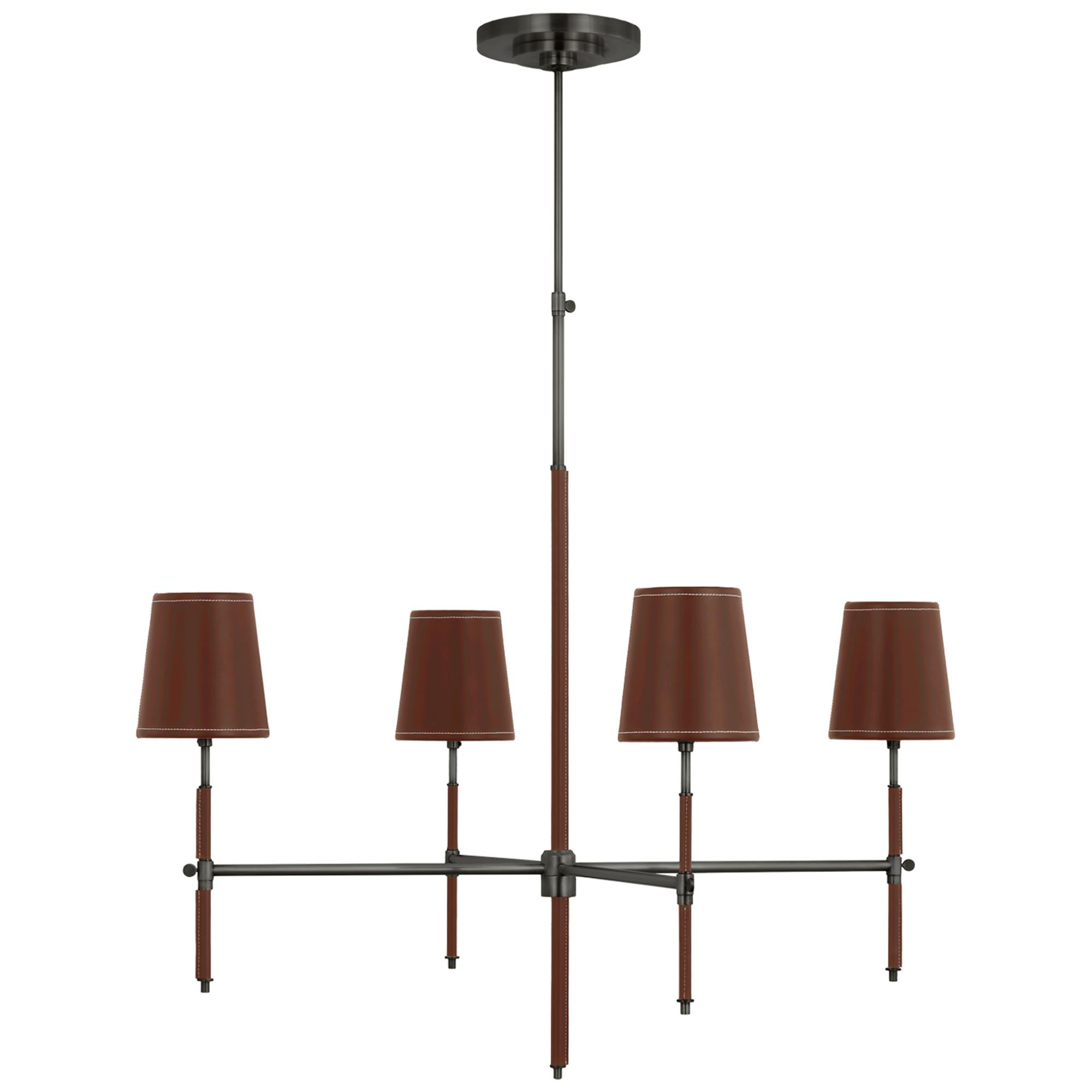 Shown in Bronze and Saddle Leather finish