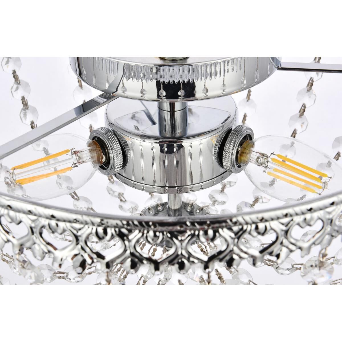 Kylie 12 Inch 3 Light Flush Mount by Elegant Lighting