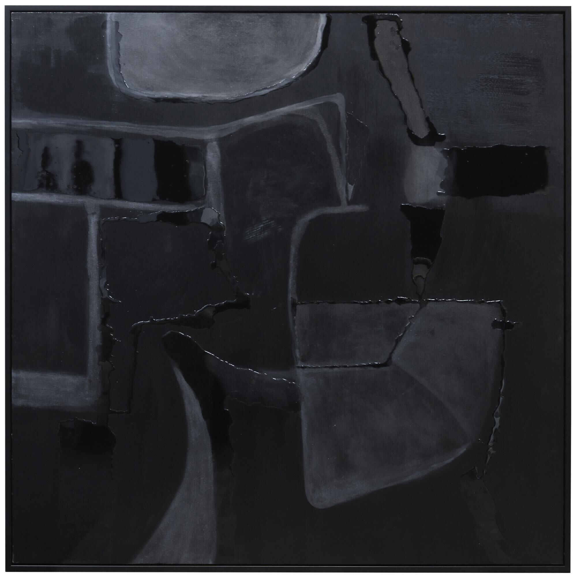 Obsidian 60 Inch Painting by Harp and Finial