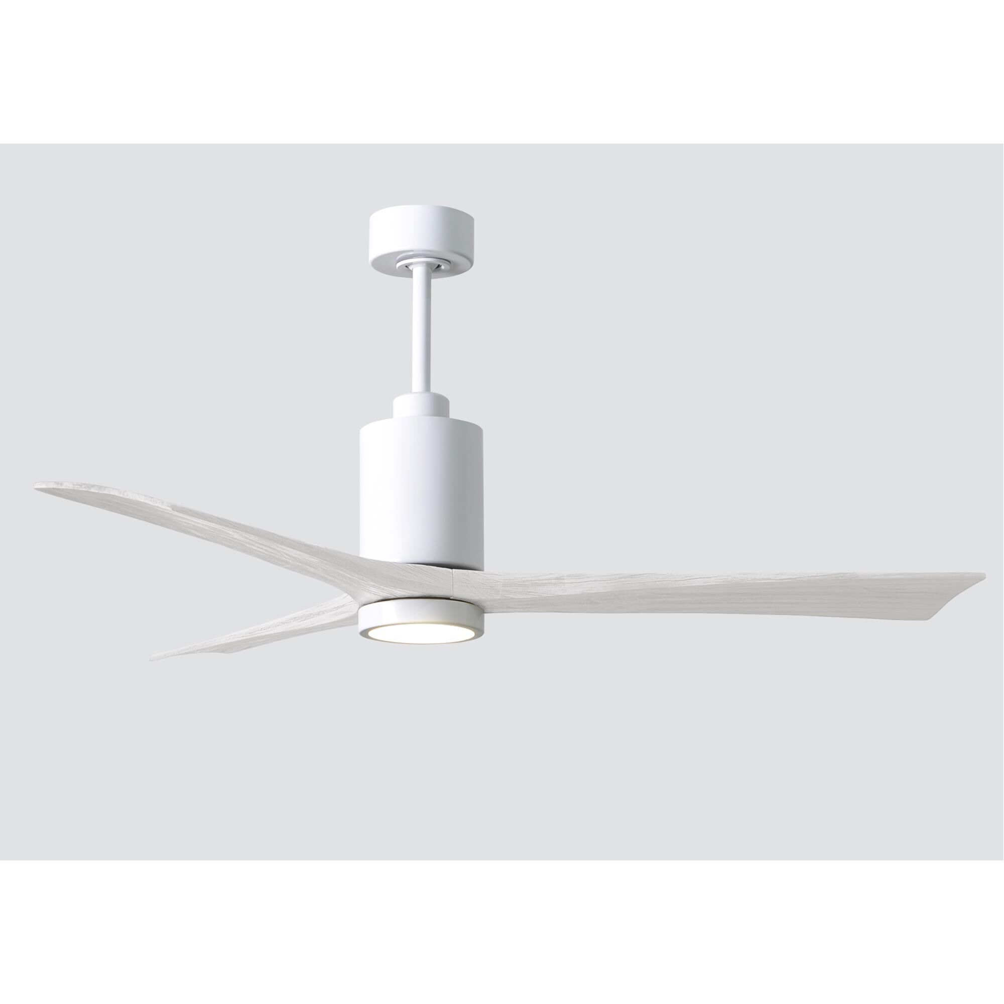 Patricia 60 Inch Ceiling Fan with Light Kit by Matthews Fan Company