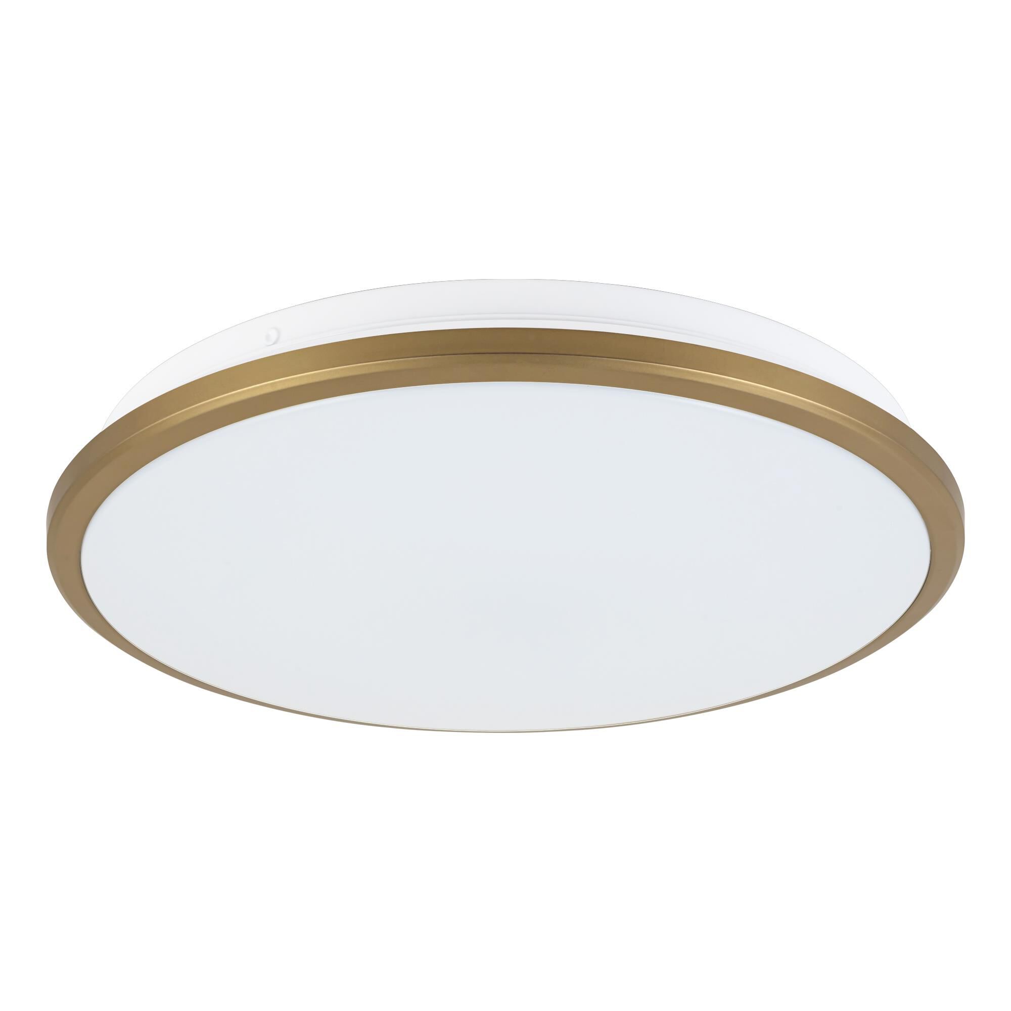 Shown in Brushed Gold finish and Frosted Acrylic Diffuser glass