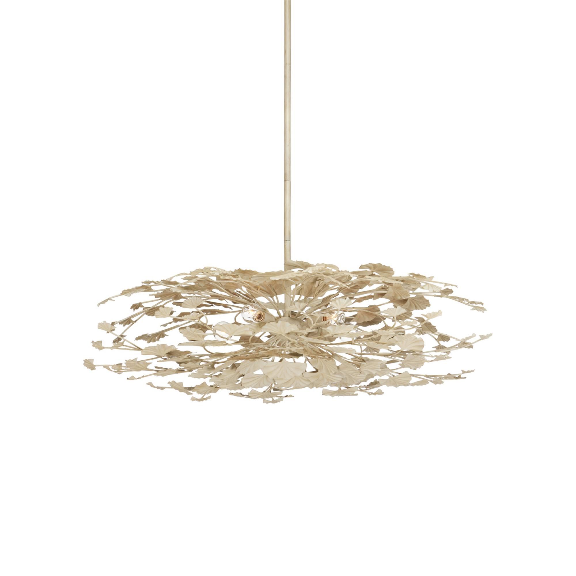 Maidenhair 40 Inch 5 Light Semi Flush Mount,