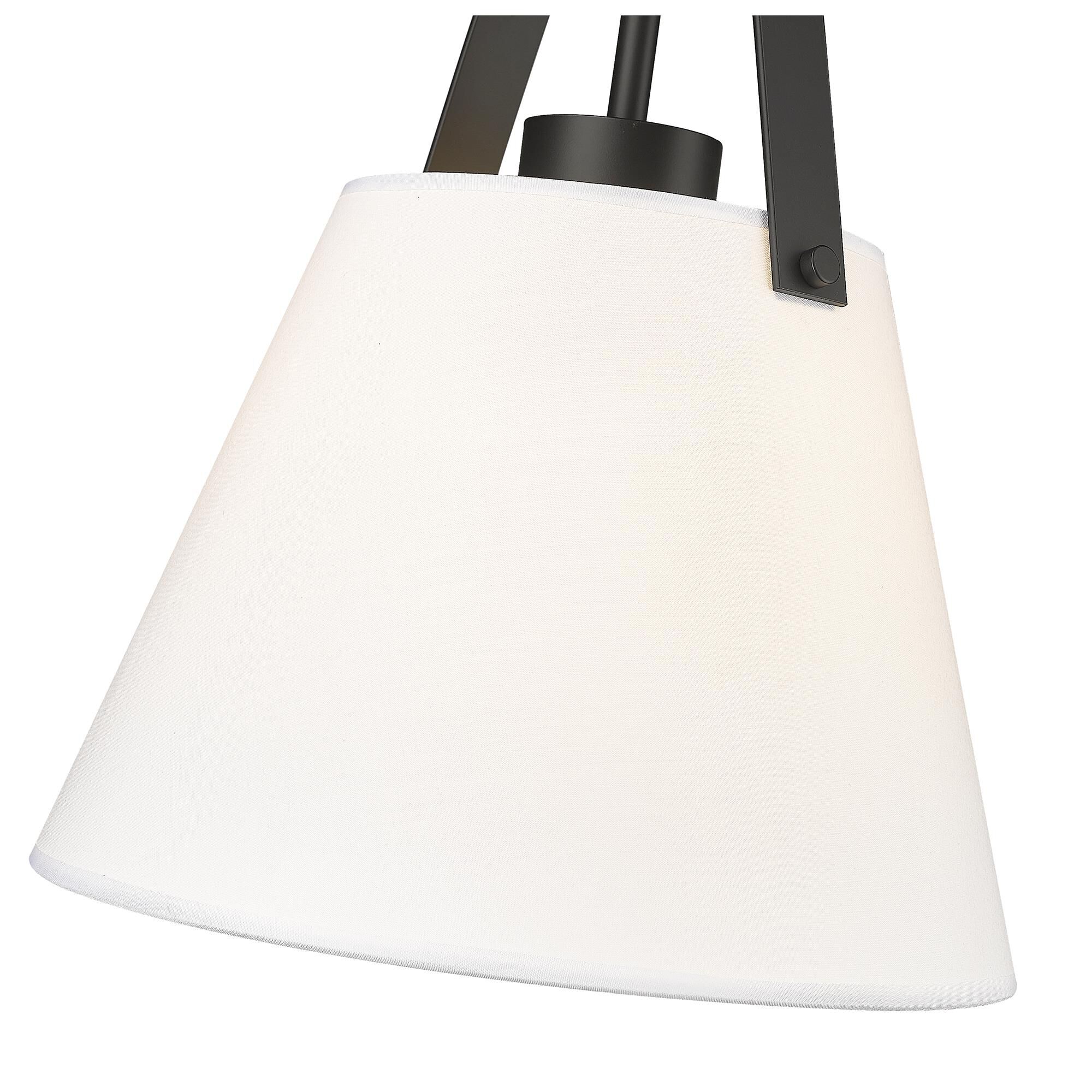 Z-Studio Linen 14 Inch Pendant Light,
