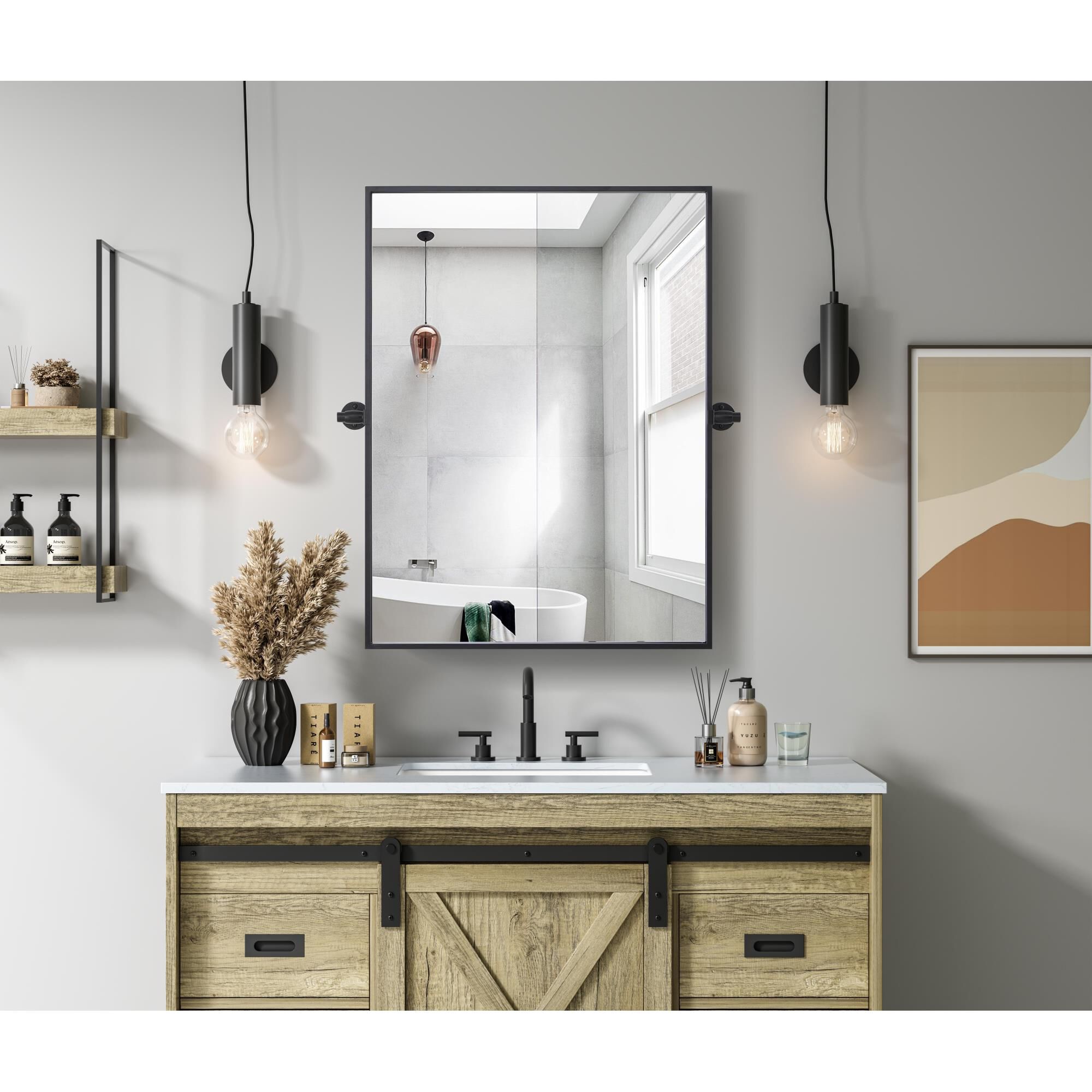 Amoura 32 Inch Deocrative Mirror by Elegant Dcor